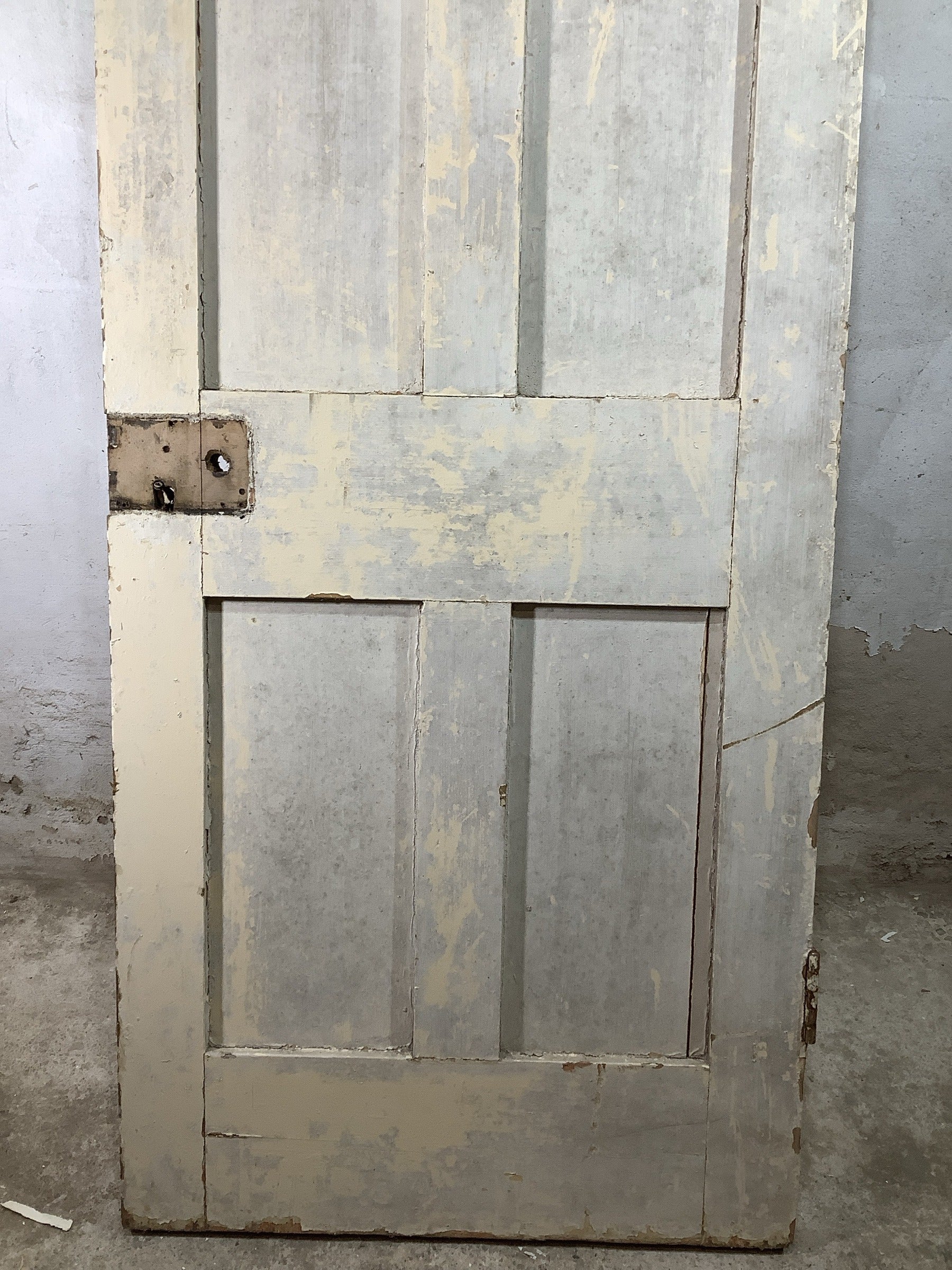 9th Pic Old Internal Painted  Pine Reclaimed Door