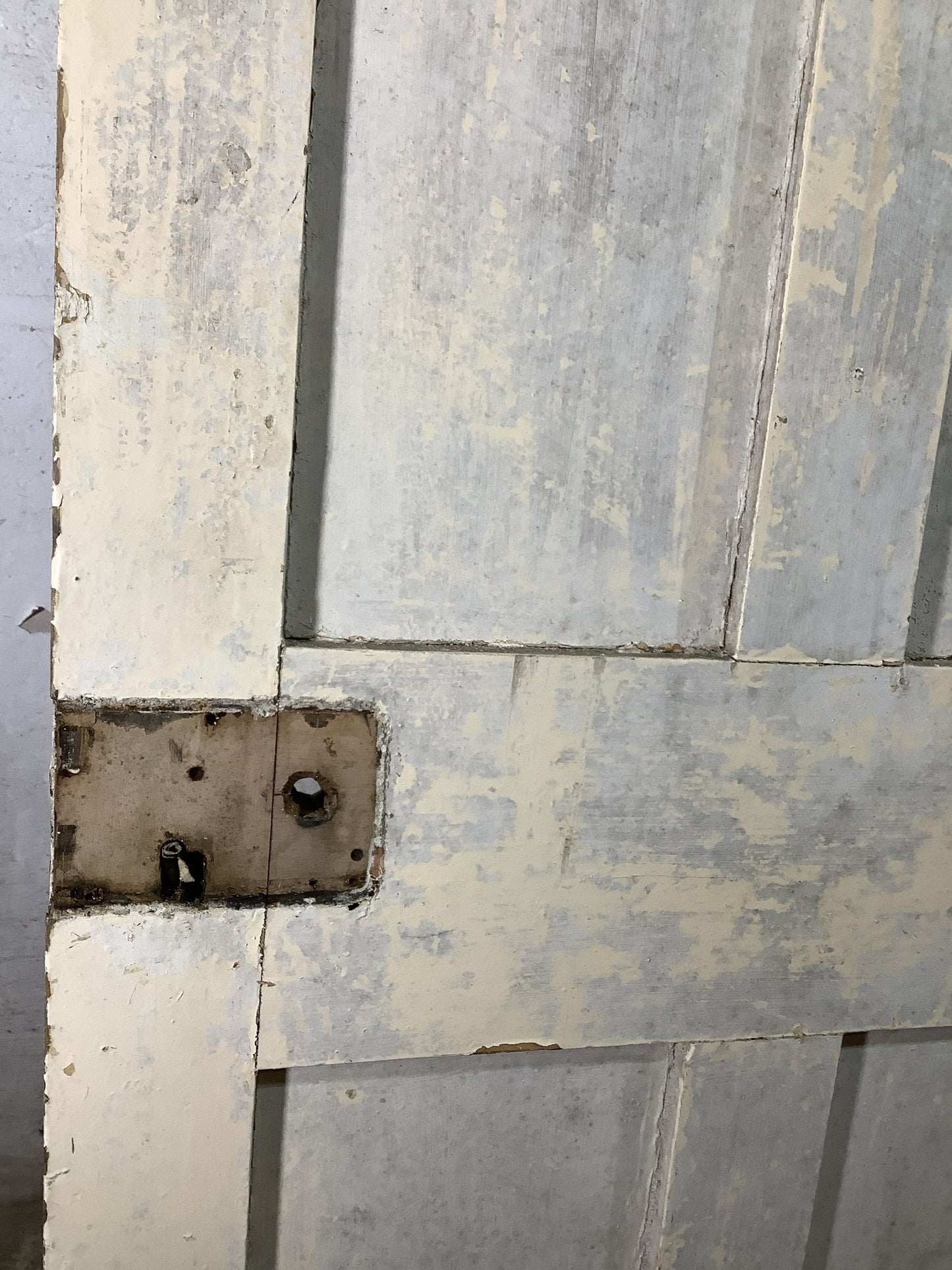 10th Pic Old Internal Painted  Pine Reclaimed Door
