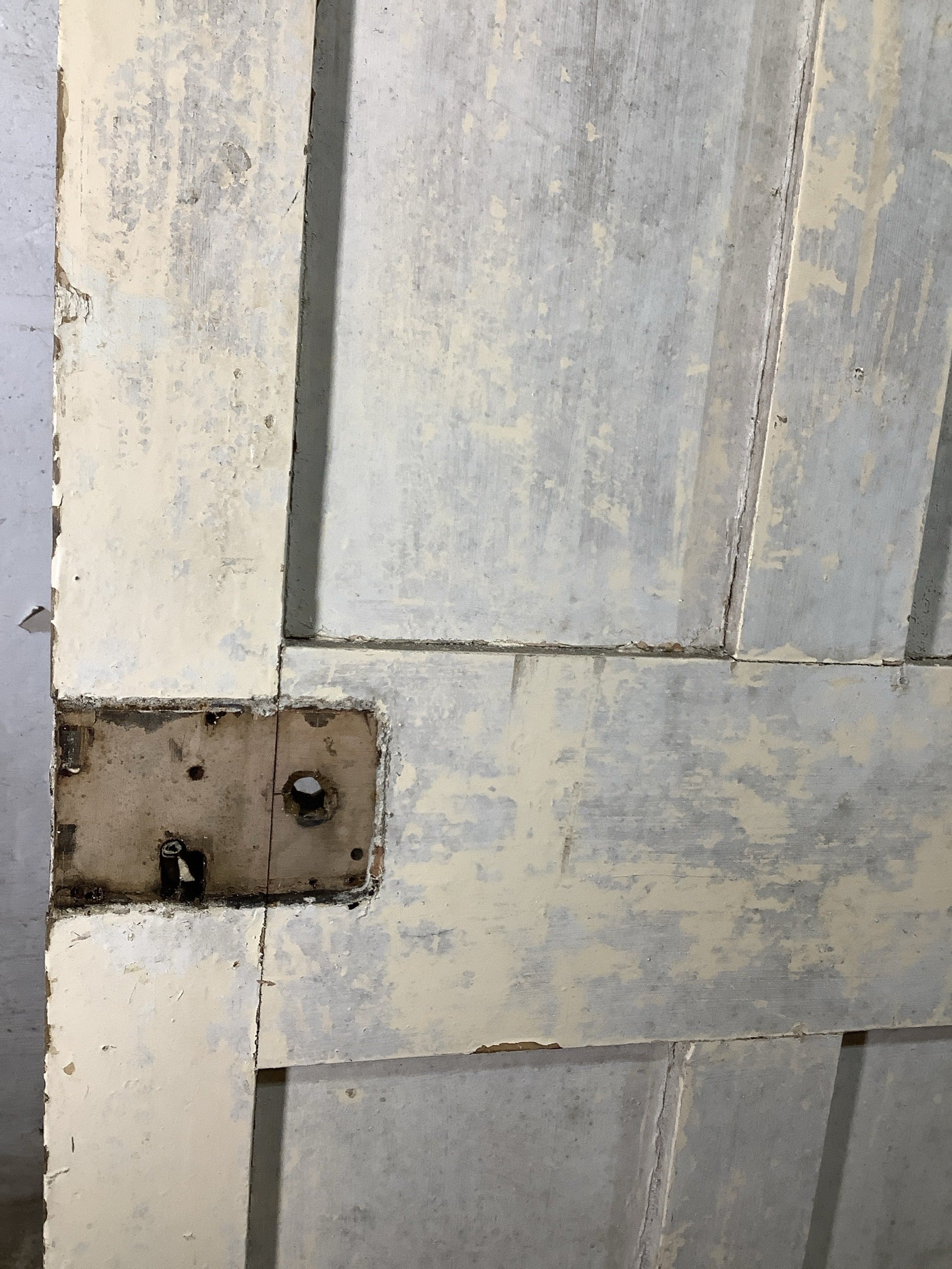 10th Pic Old Internal Painted  Pine Reclaimed Door