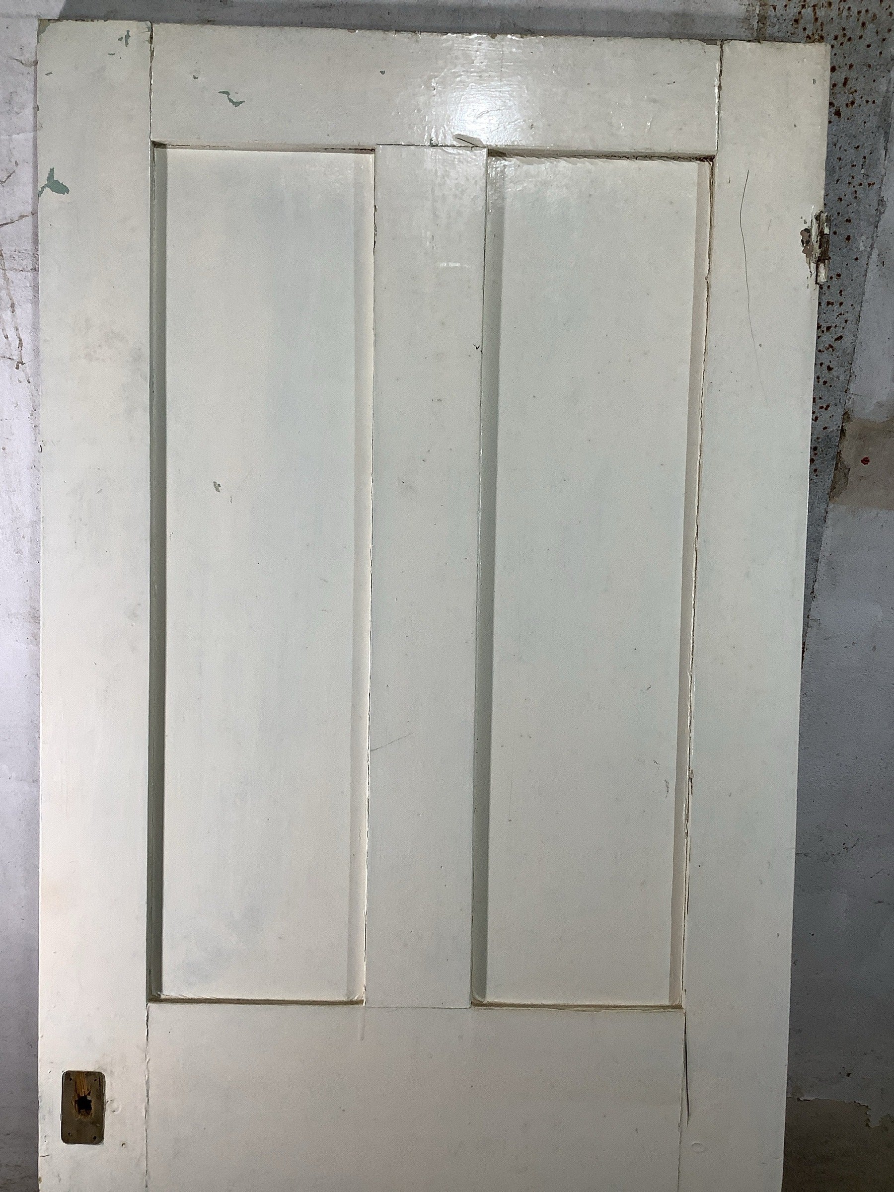 2nd Pic Victorian Internal Painted  Pine Reclaimed Door