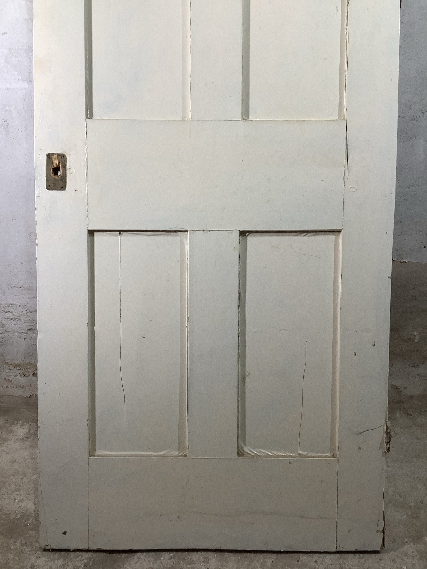 3rd Pic Victorian Internal Painted  Pine Reclaimed Door