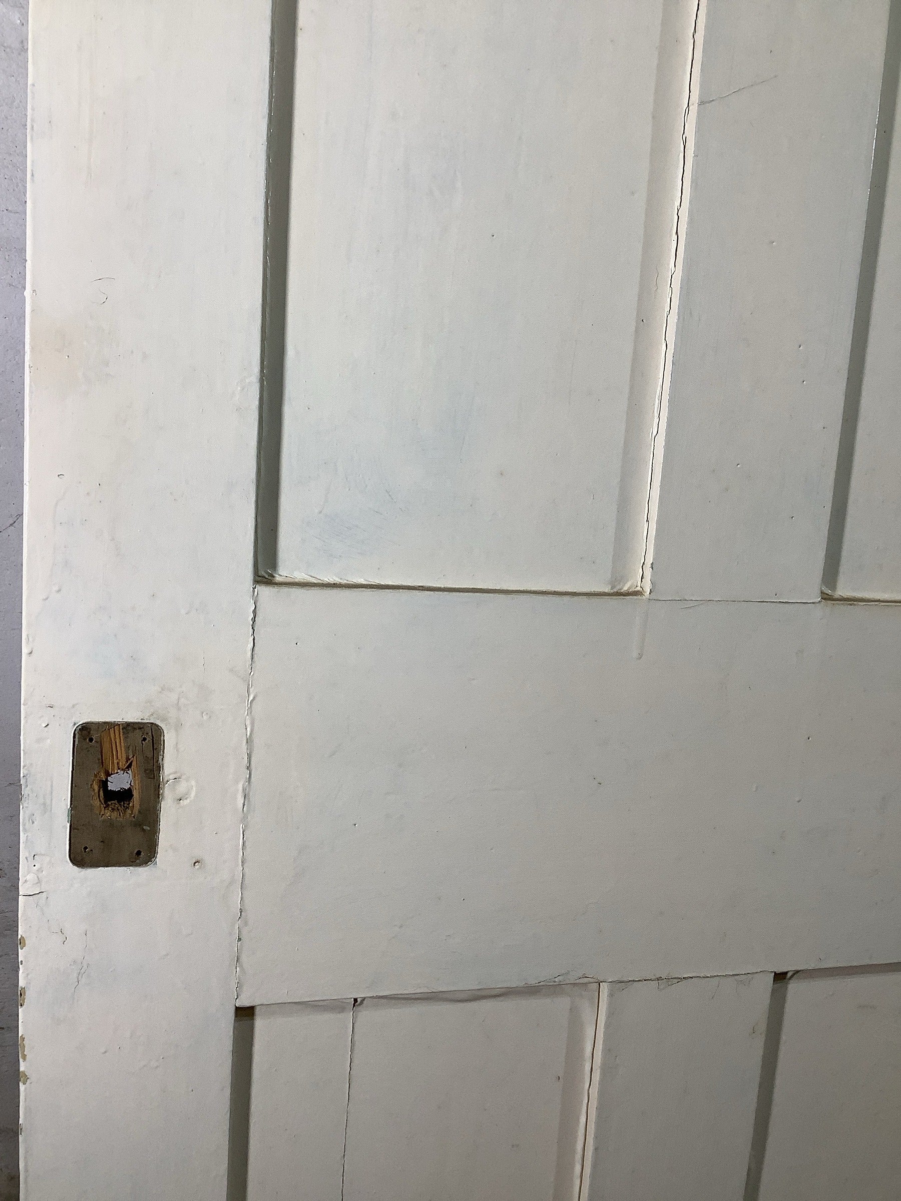 4th Pic Victorian Internal Painted  Pine Reclaimed Door