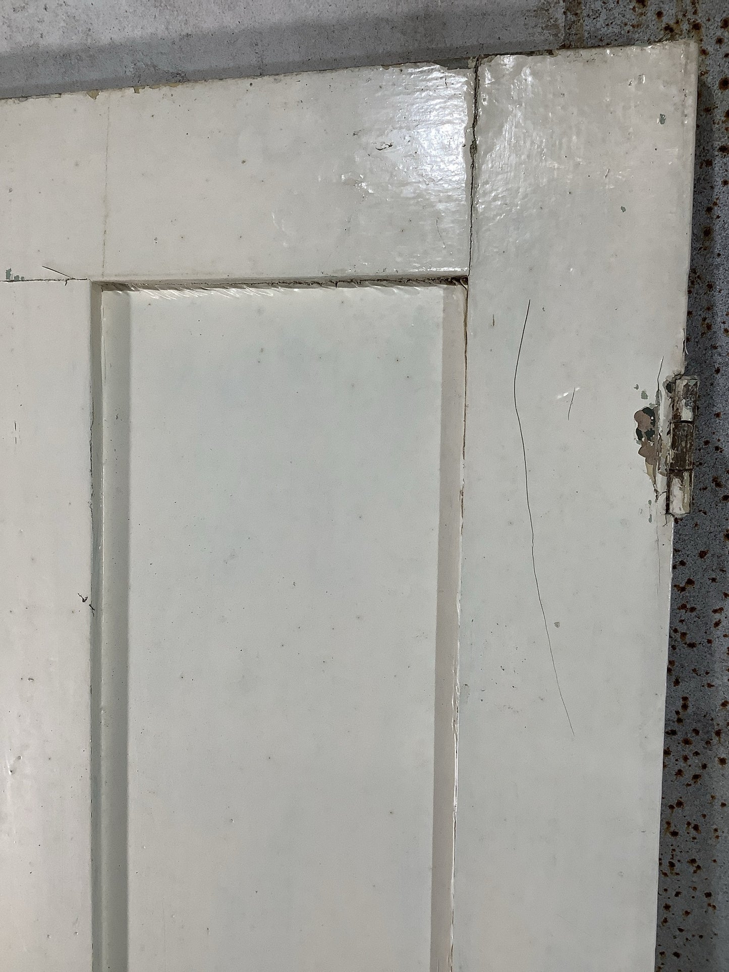 5th Pic Victorian Internal Painted  Pine Reclaimed Door