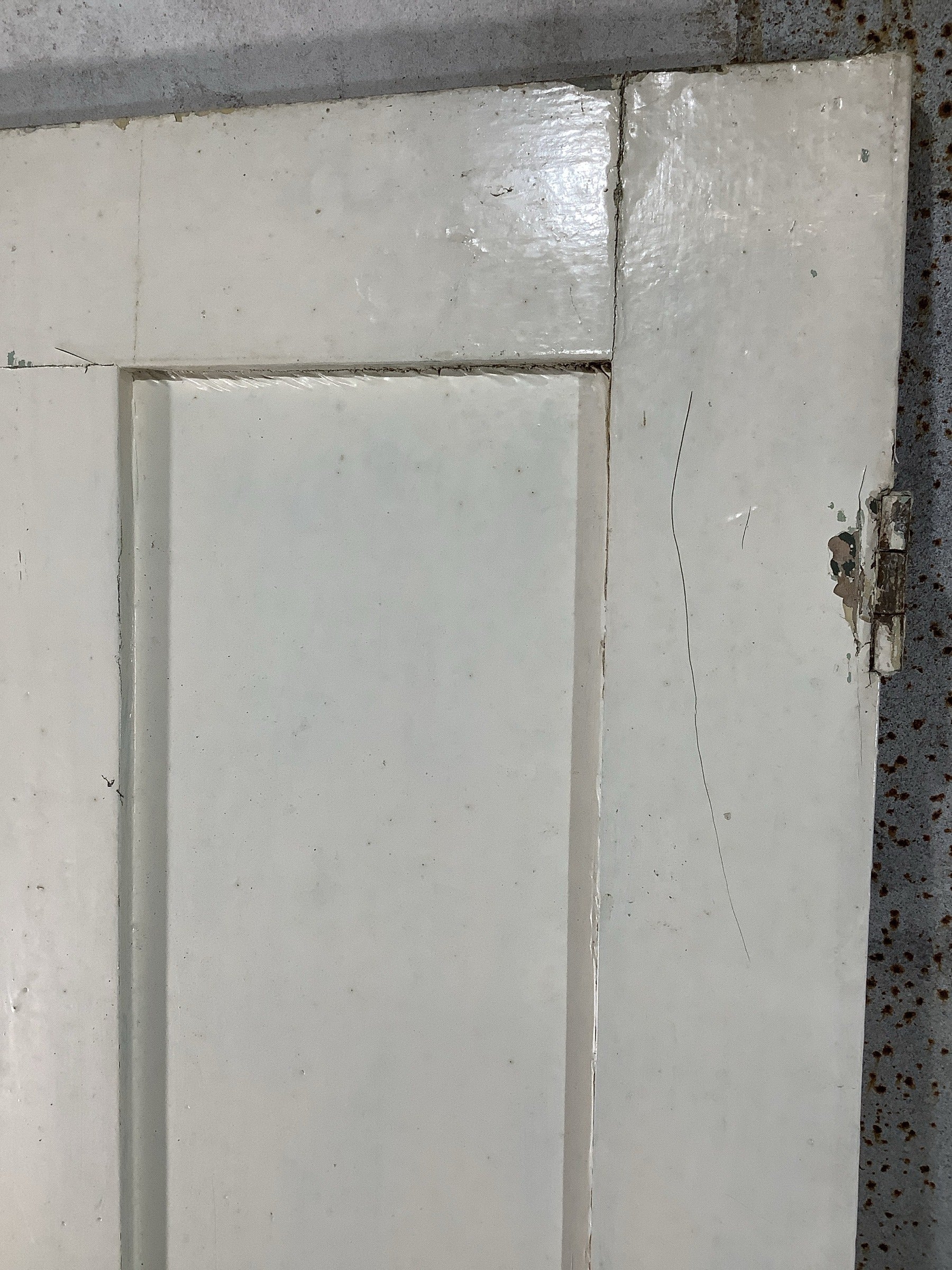5th Pic Victorian Internal Painted  Pine Reclaimed Door