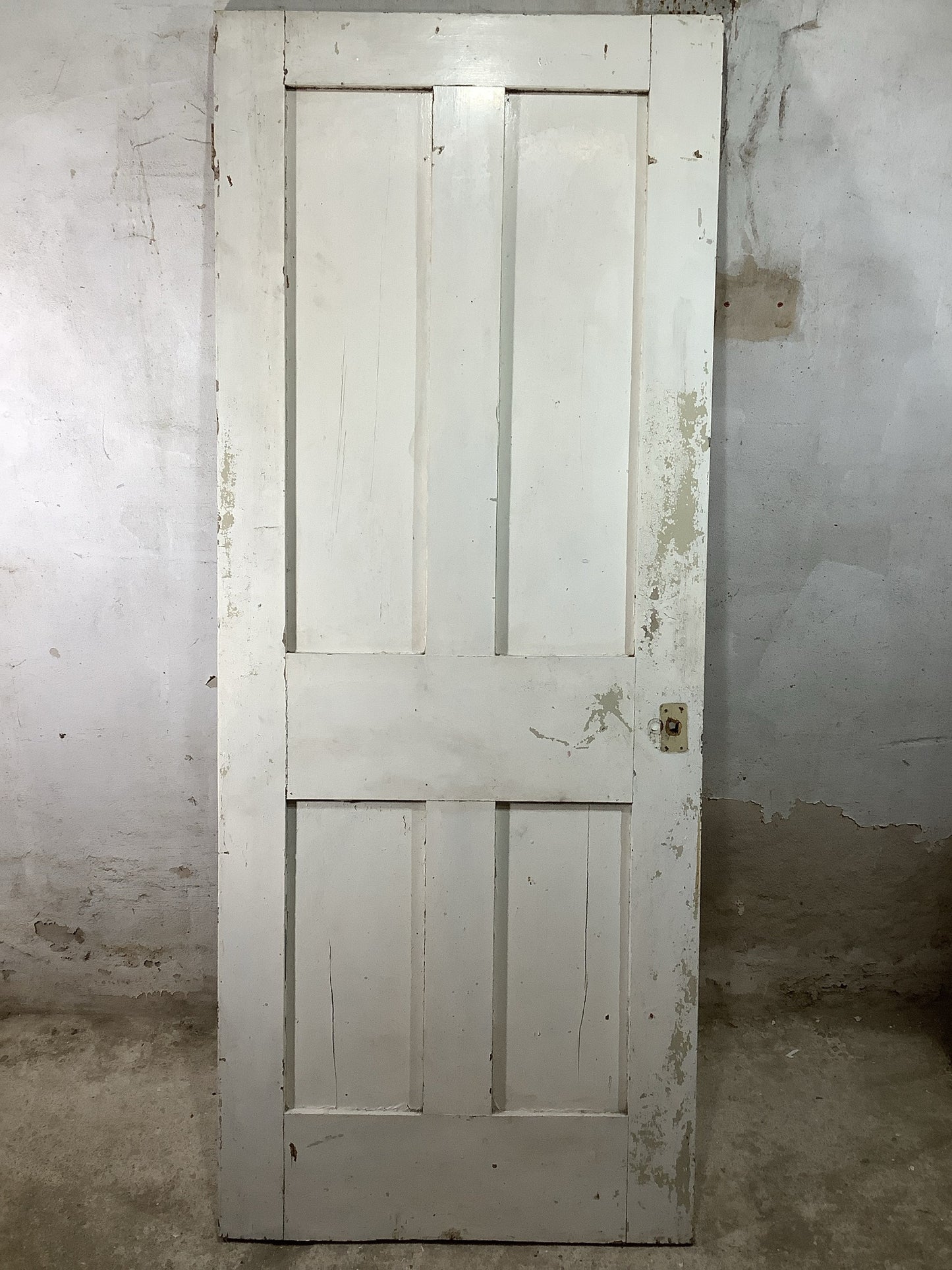7th Pic Victorian Internal Painted  Pine Reclaimed Door