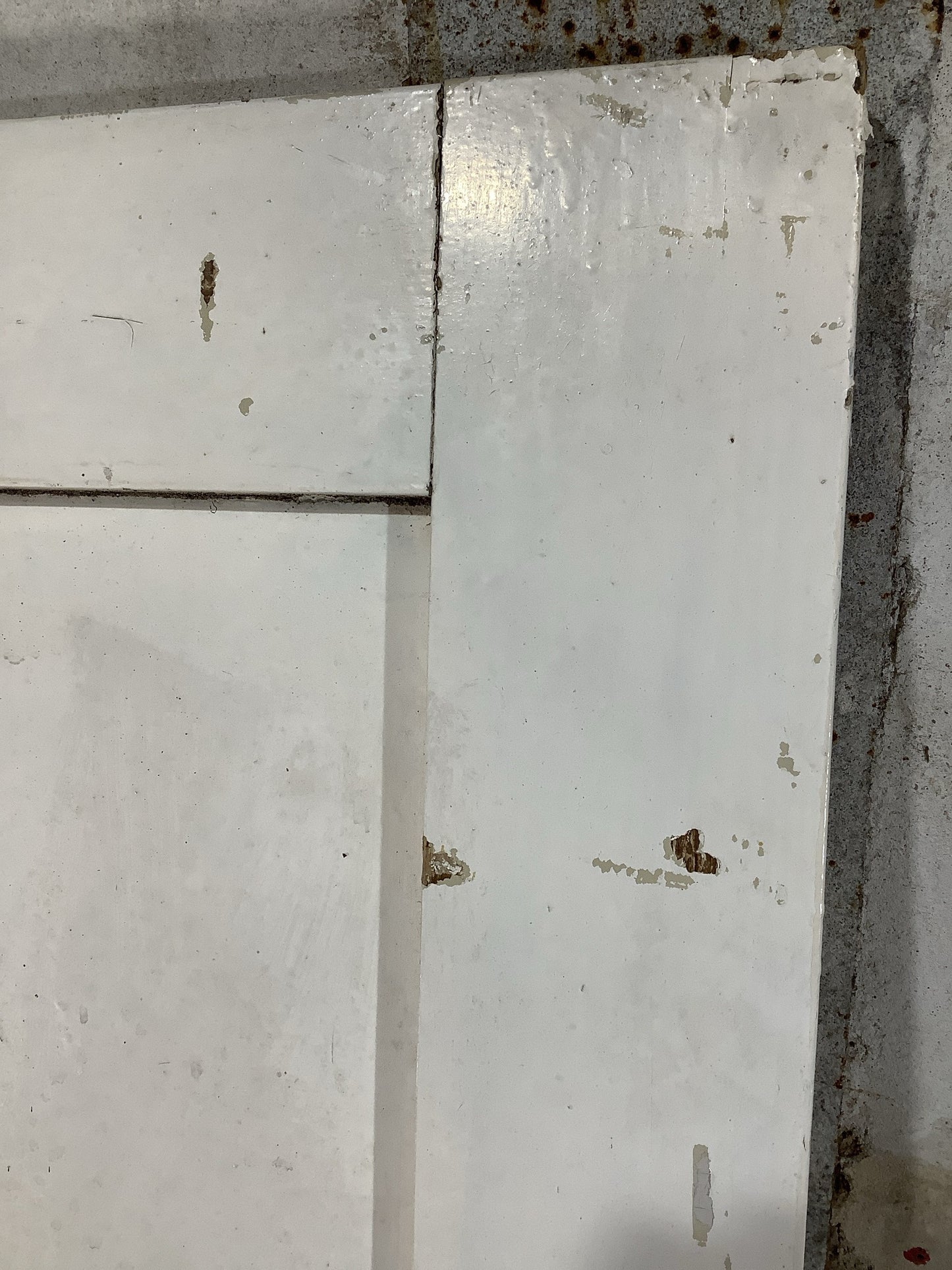 11th Pic Victorian Internal Painted  Pine Reclaimed Door