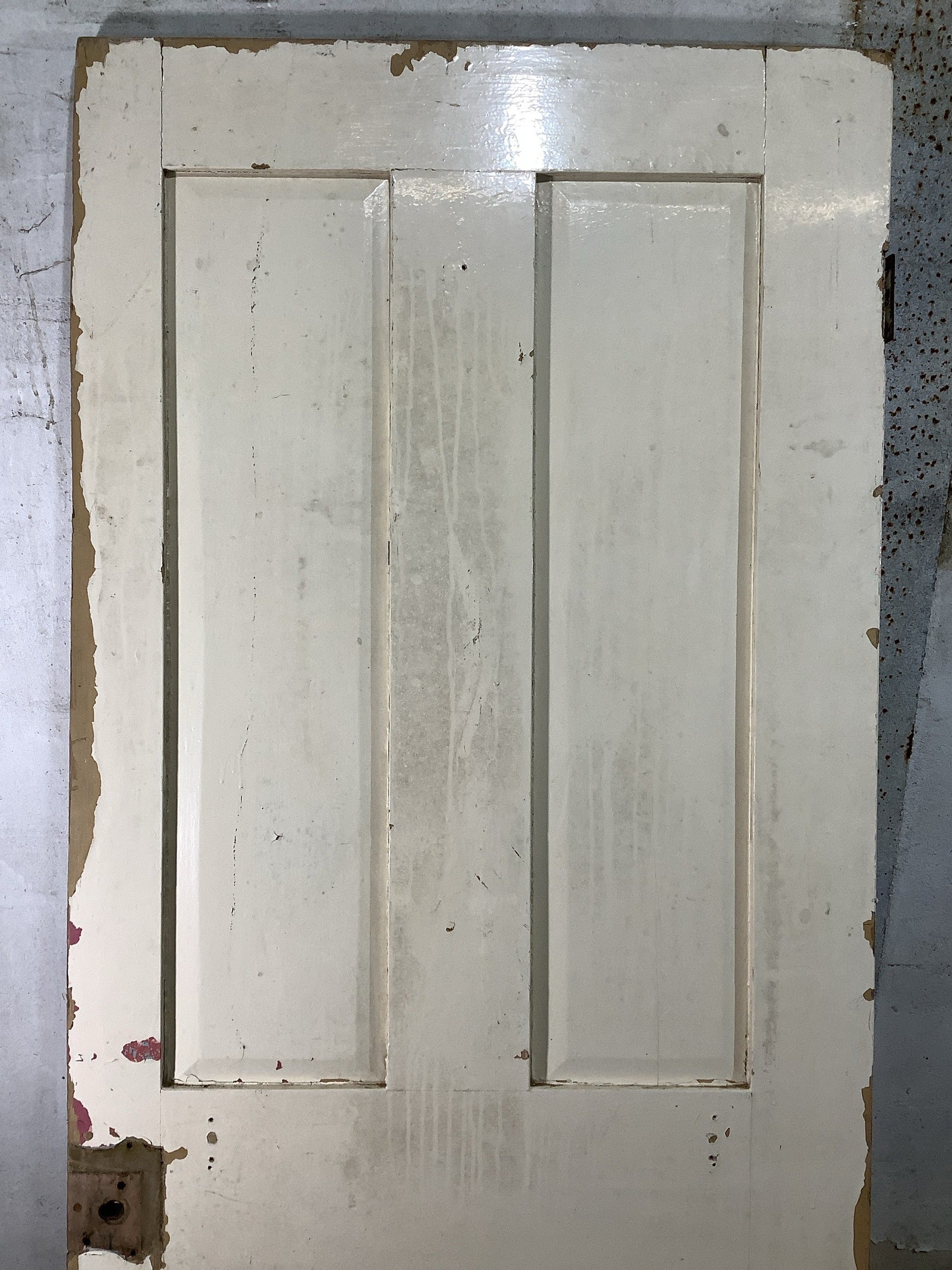 2nd Pic Victorian Internal Painted  Pine Reclaimed Door