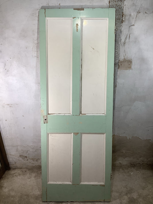 Main Picture Georgian Internal Painted  Pine Reclaimed Door