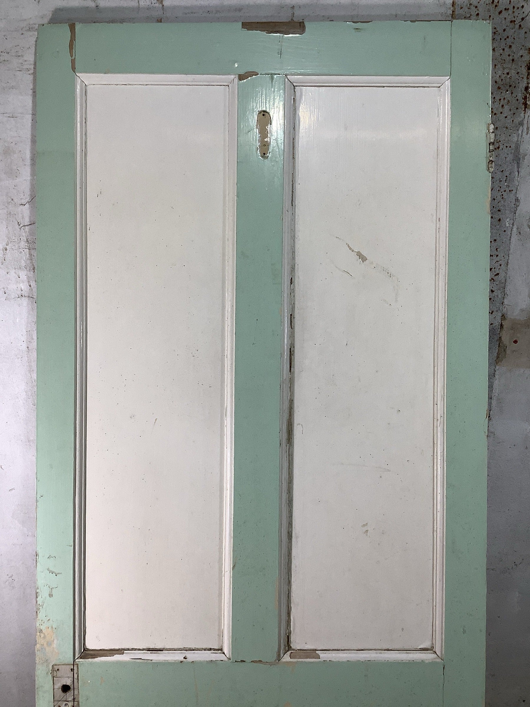 2nd Pic Georgian Internal Painted  Pine Reclaimed Door