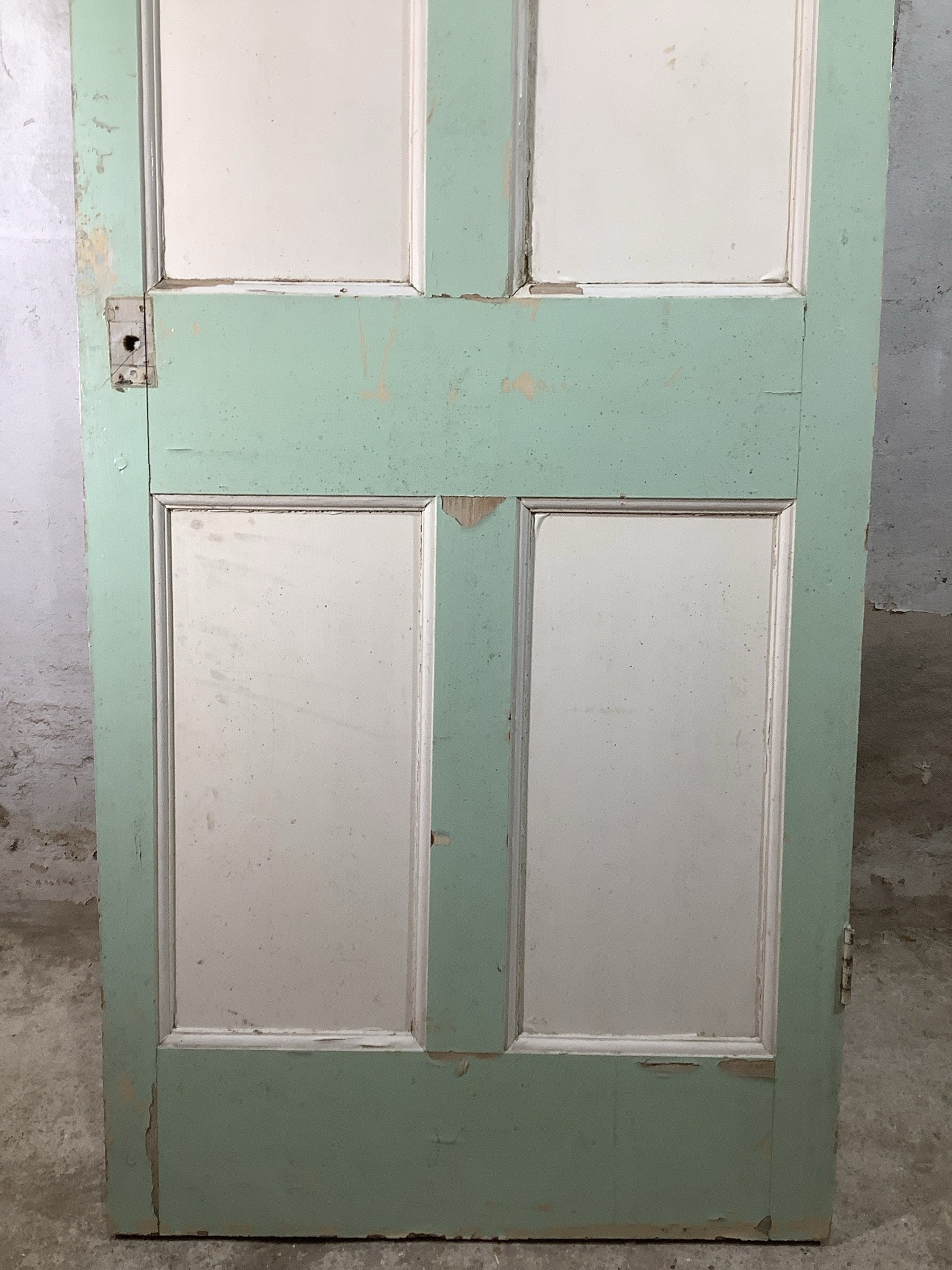 3rd Pic Georgian Internal Painted  Pine Reclaimed Door