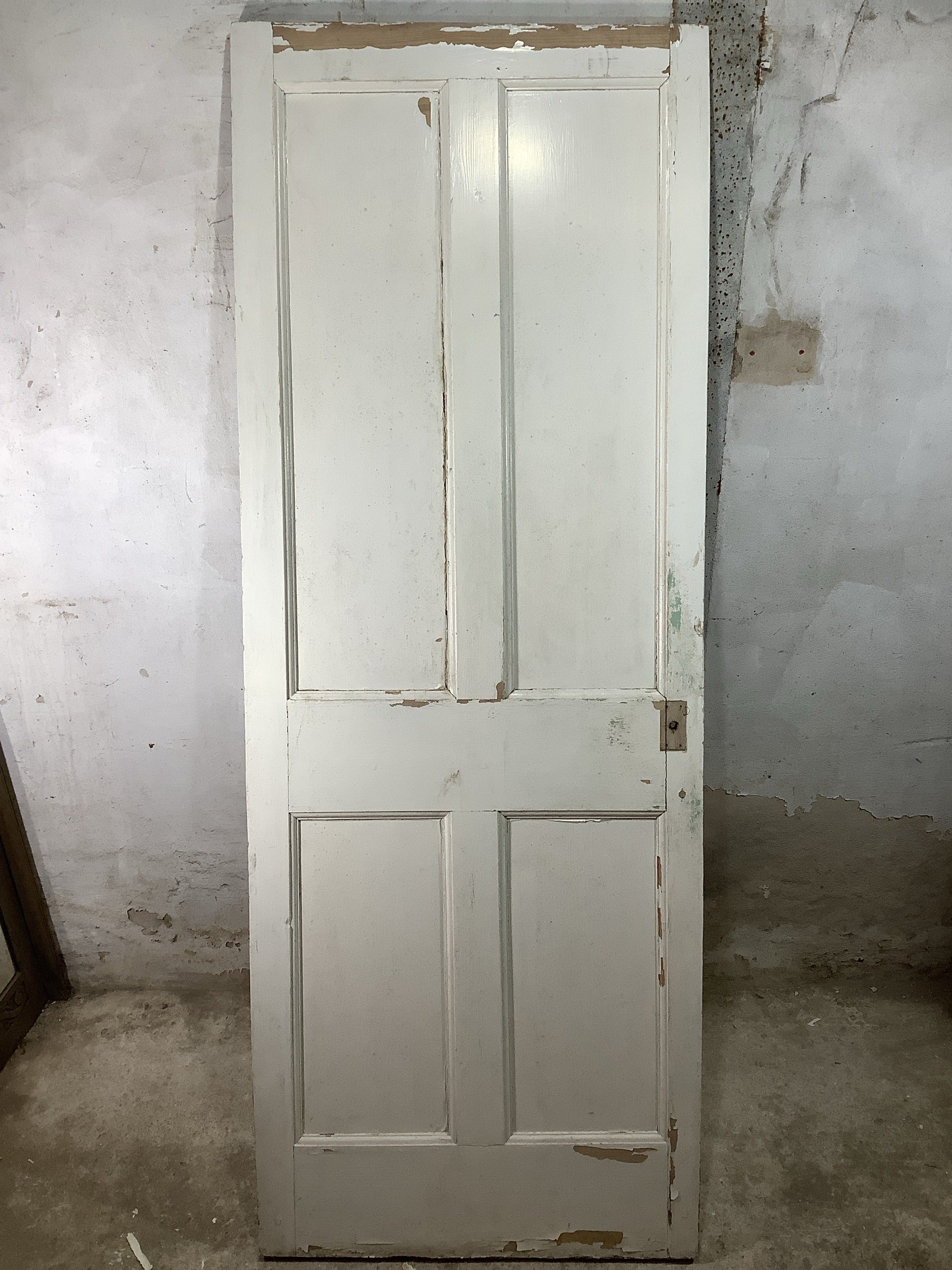 7th Pic Georgian Internal Painted  Pine Reclaimed Door