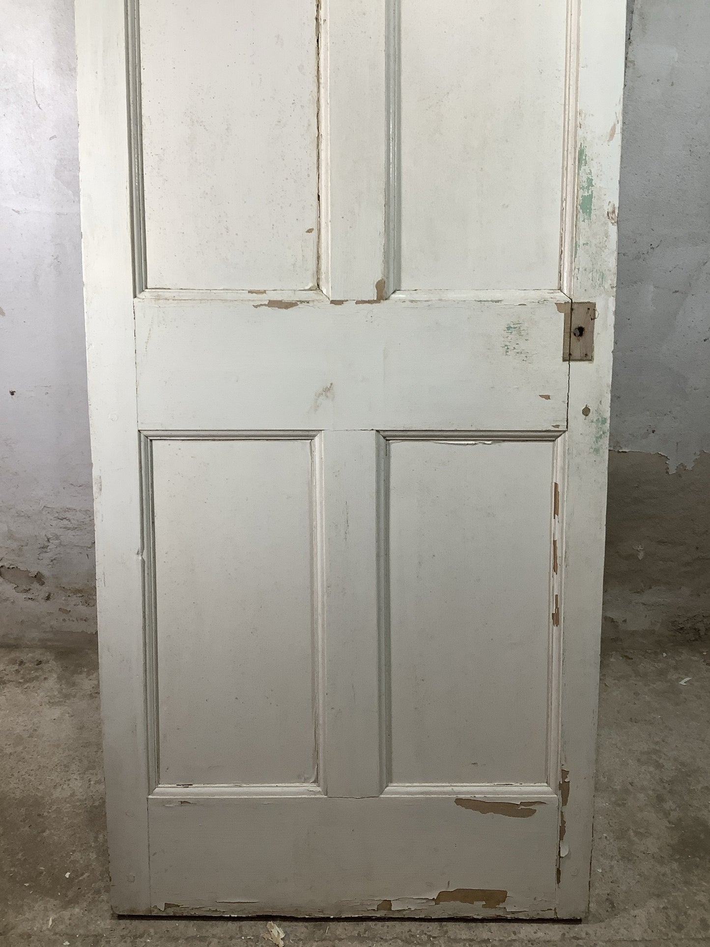 9th Pic Georgian Internal Painted  Pine Reclaimed Door