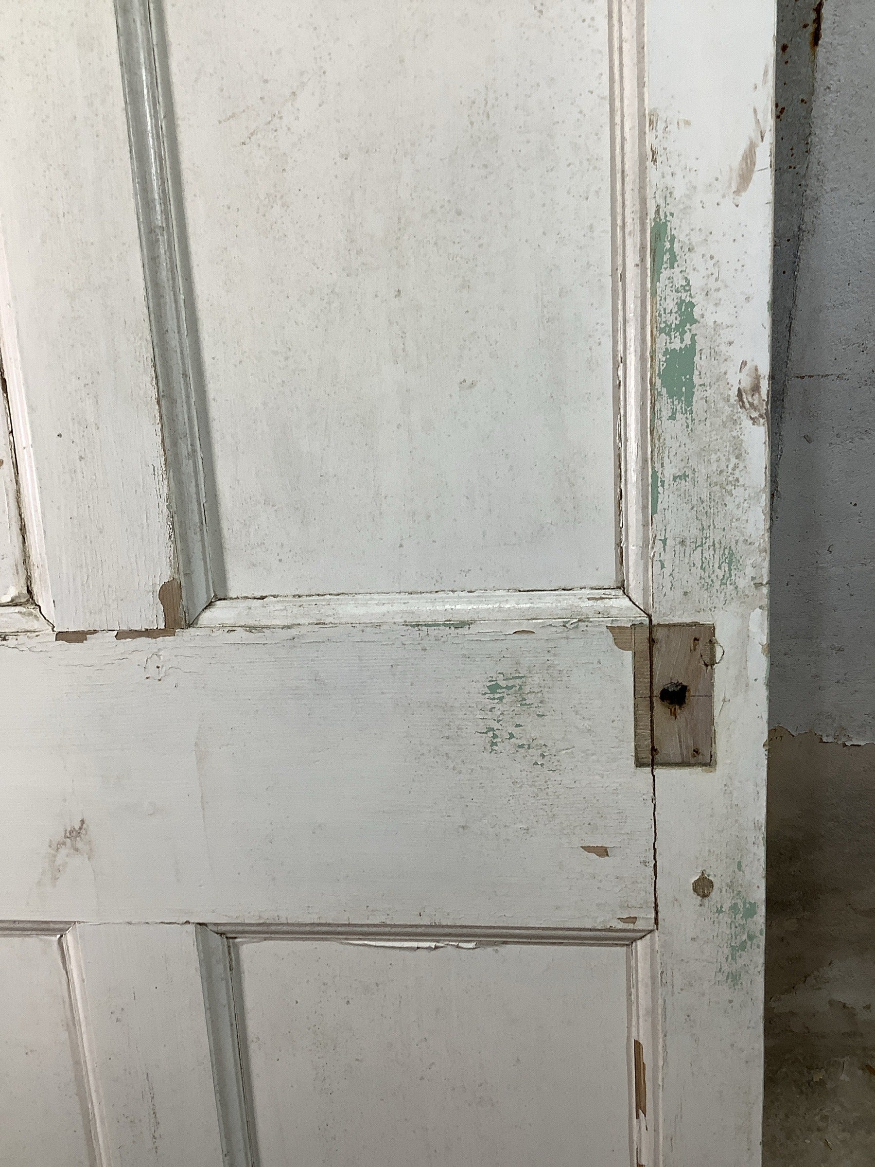10th Pic Georgian Internal Painted  Pine Reclaimed Door