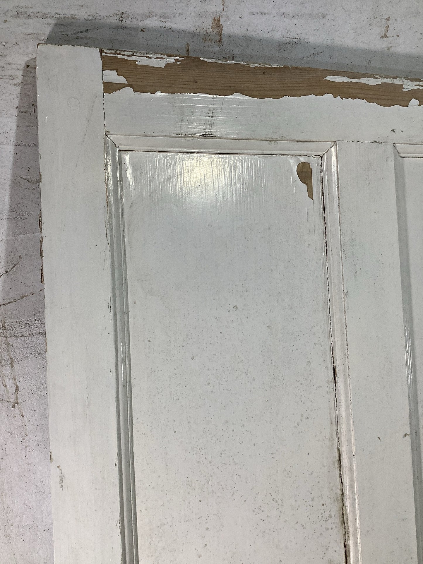 11th Pic Georgian Internal Painted  Pine Reclaimed Door