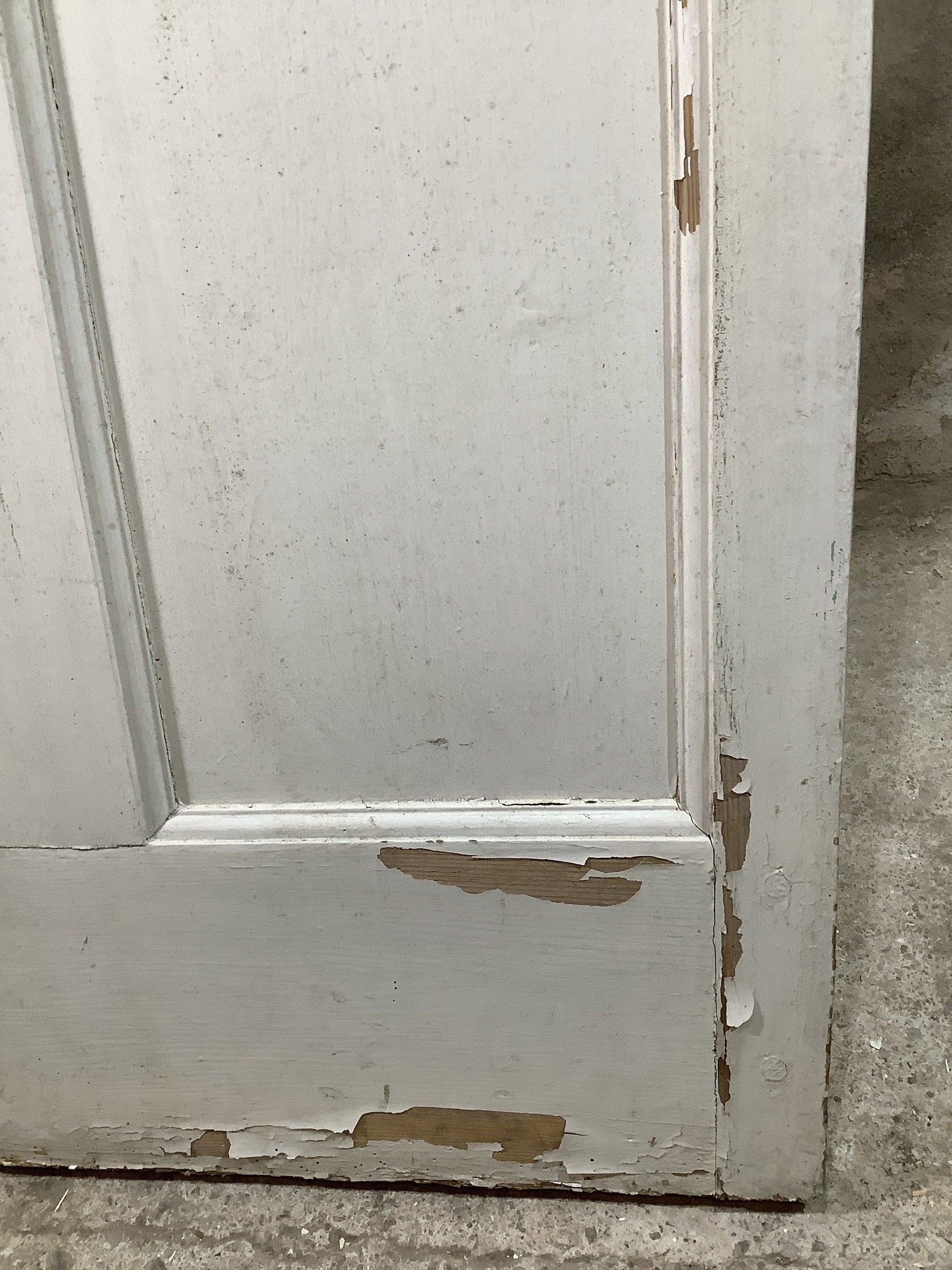 12th Pic Georgian Internal Painted  Pine Reclaimed Door