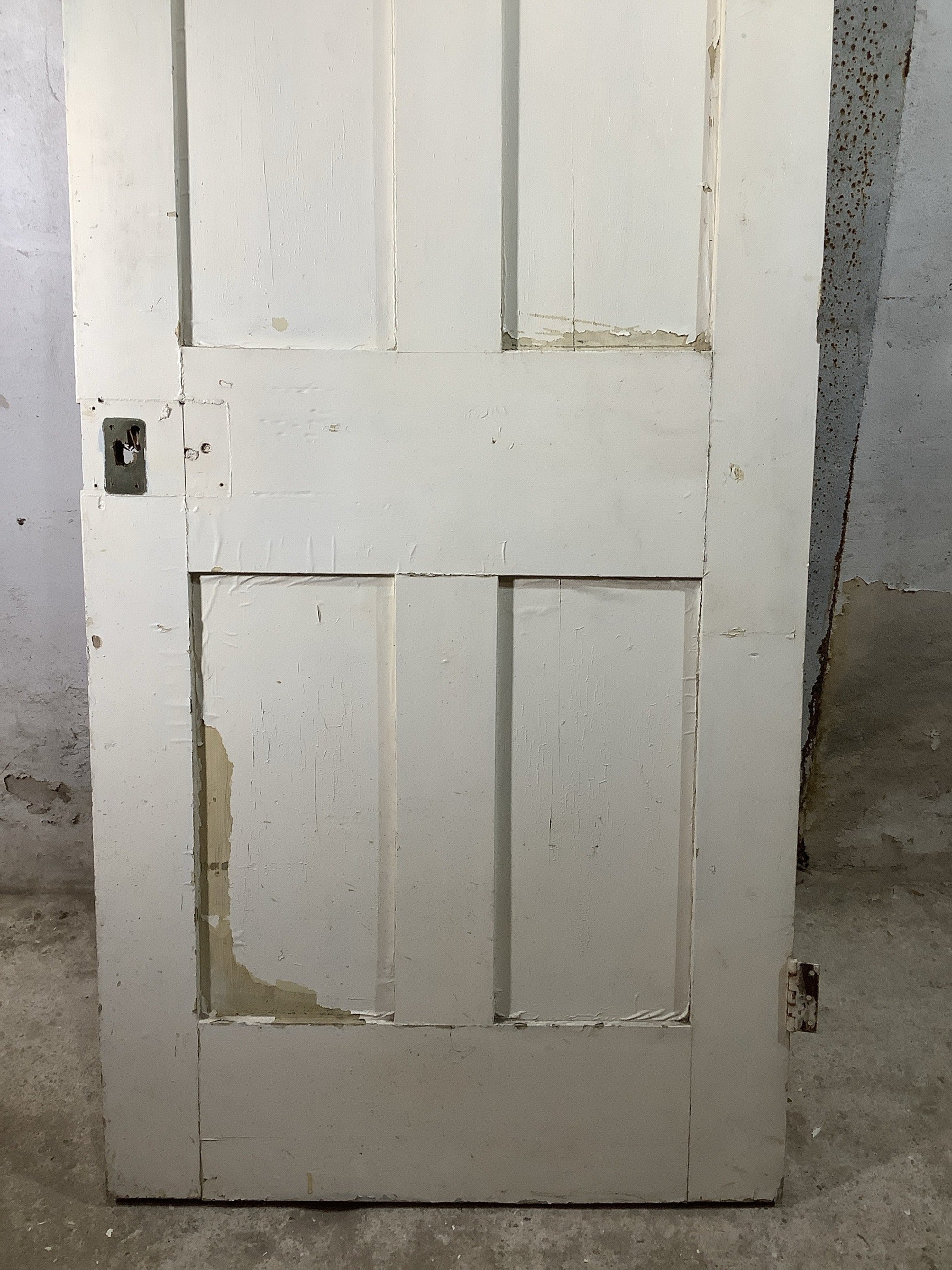 9th Pic Victorian Internal Painted  Pine Reclaimed Door