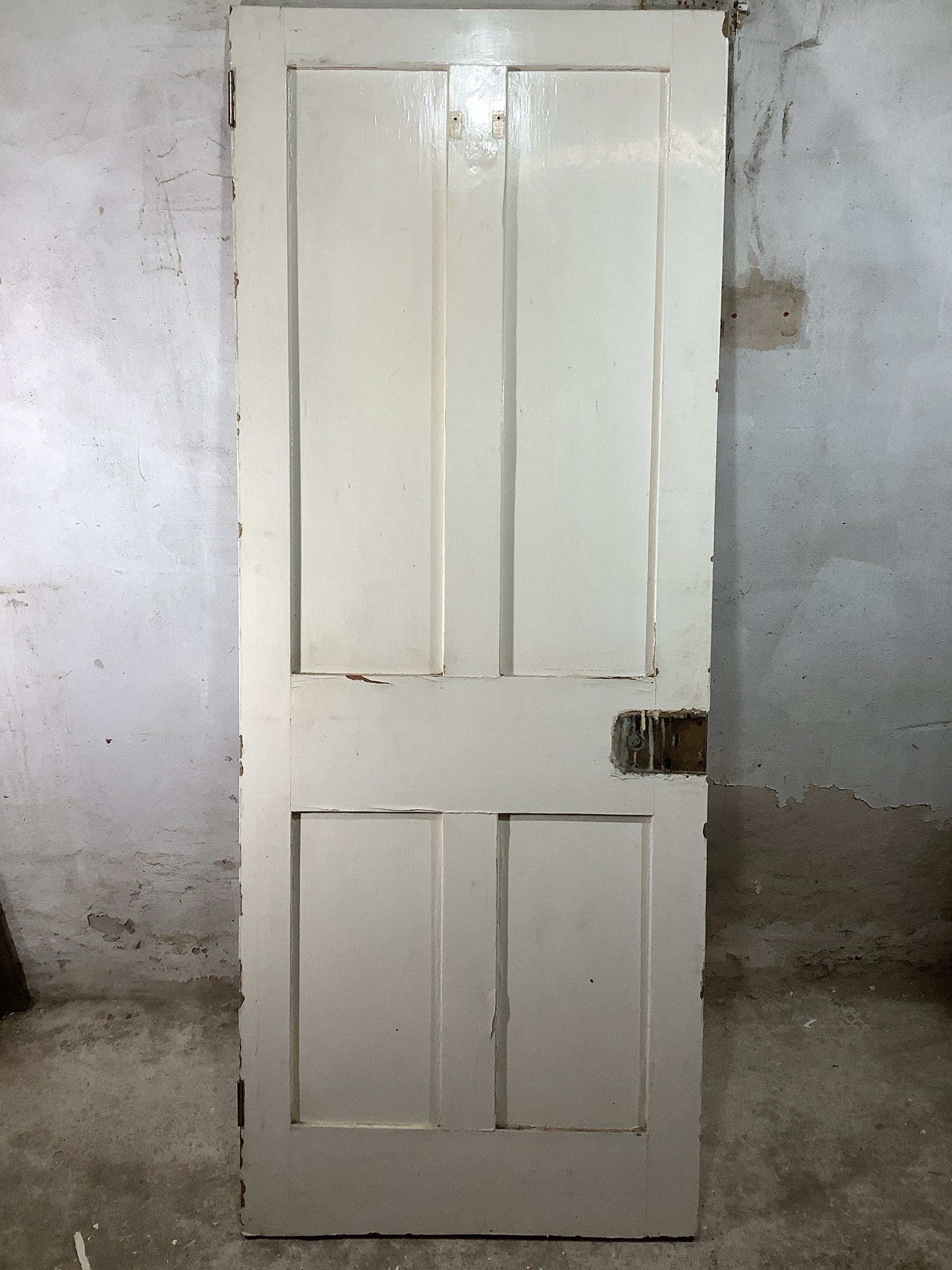 7th Pic Victorian Internal Painted  Pine Reclaimed Door
