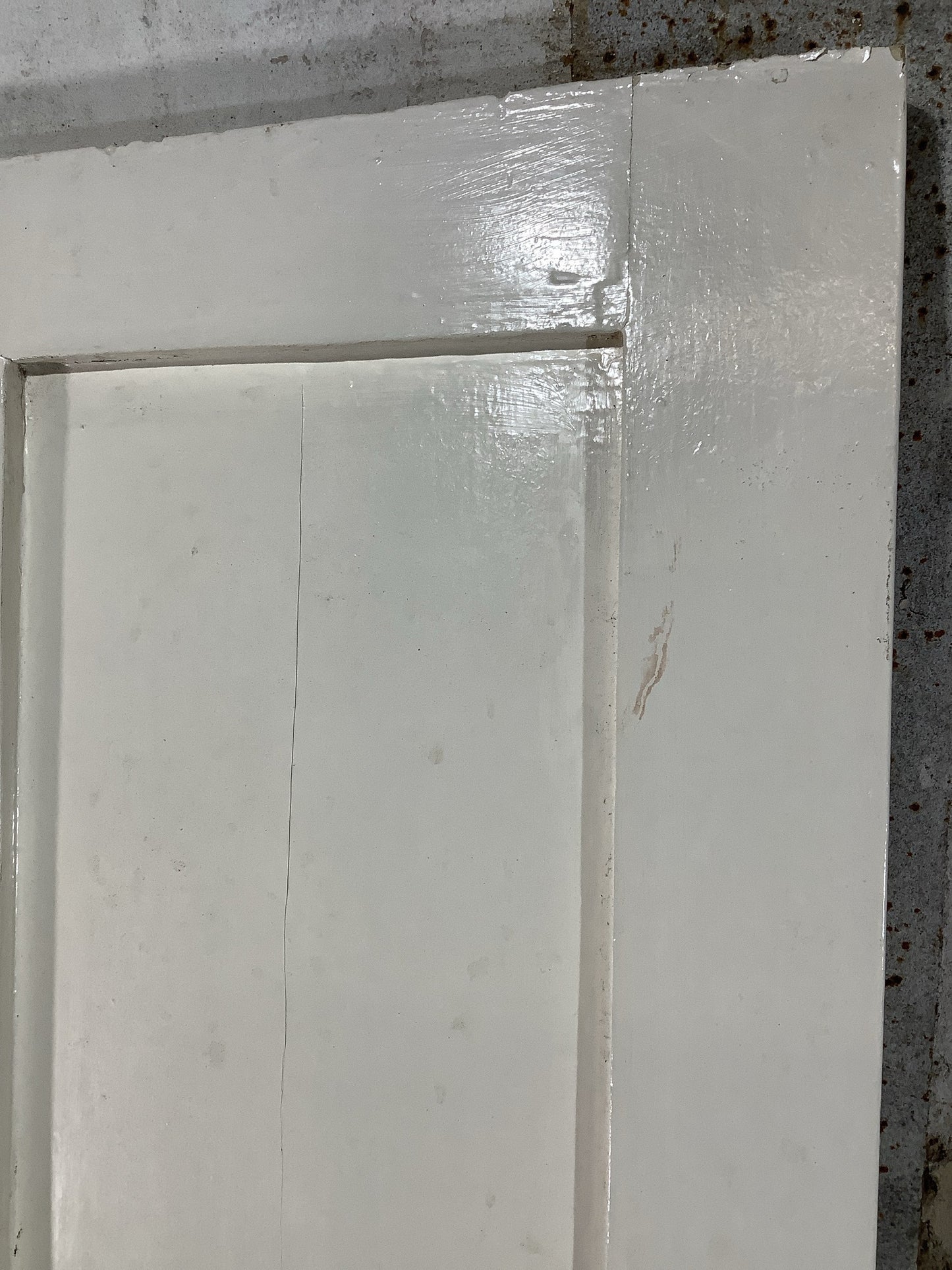 4th Pic Victorian Internal Painted  Pine Reclaimed Door