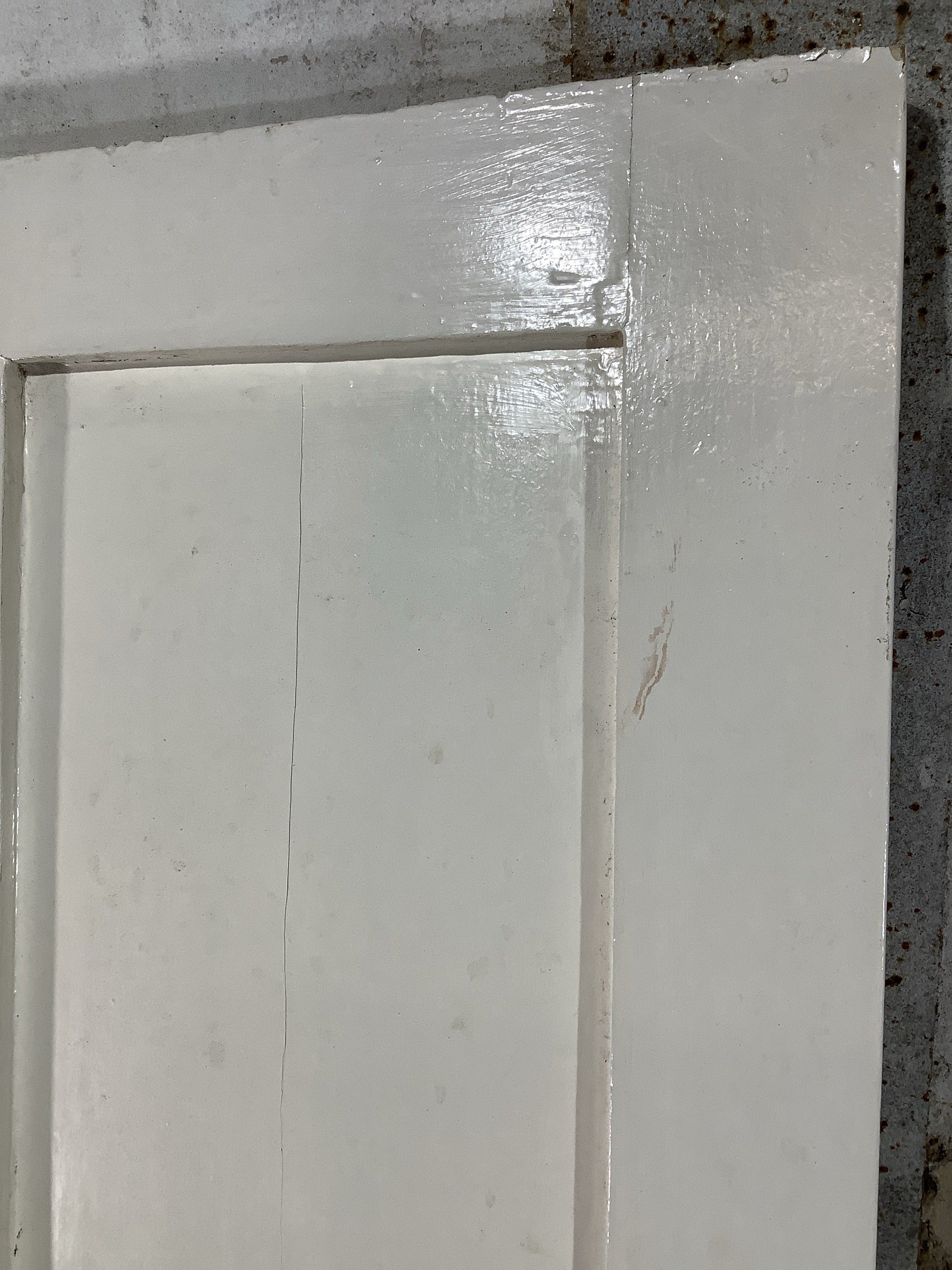 4th Pic Victorian Internal Painted  Pine Reclaimed Door