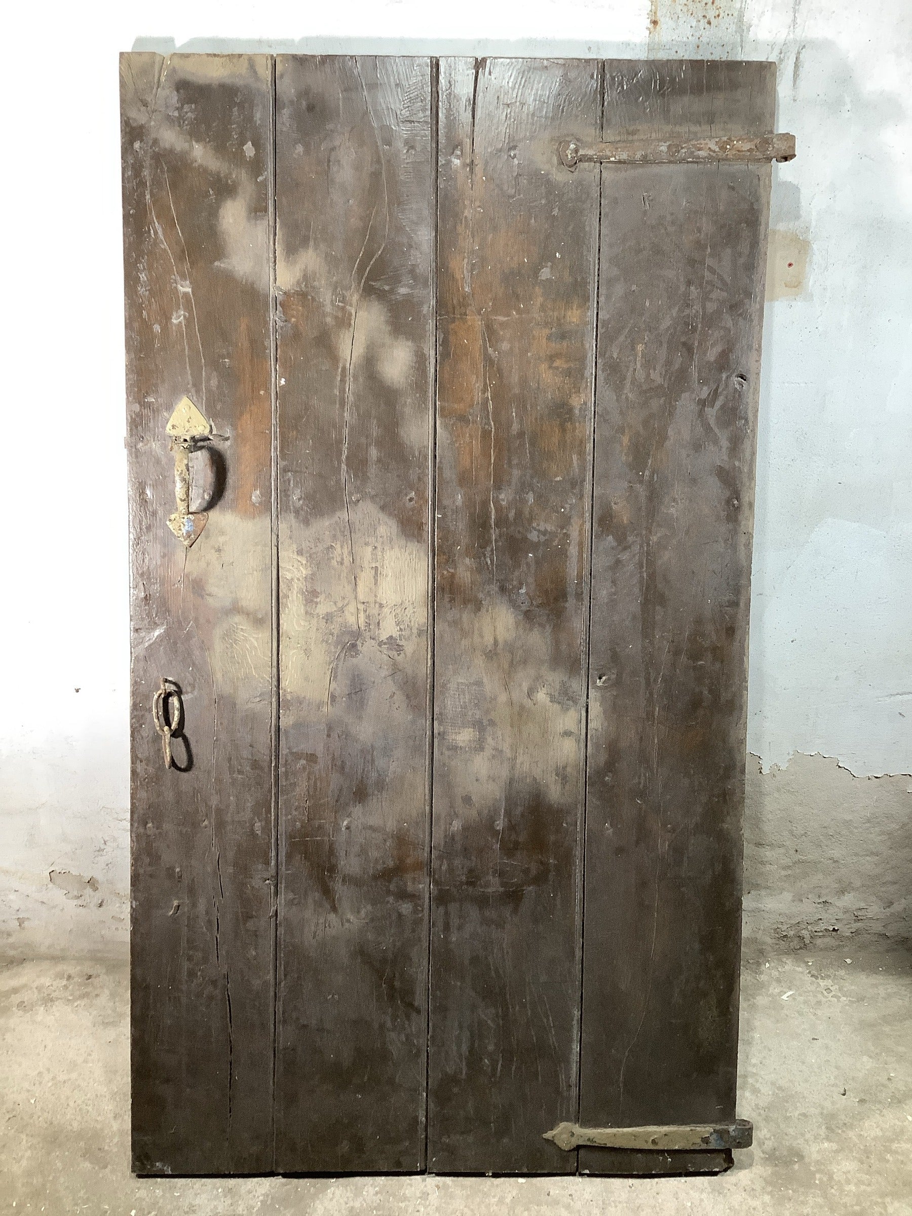 Main Picture Very Old Internal Varnished  Oak Reclaimed Door