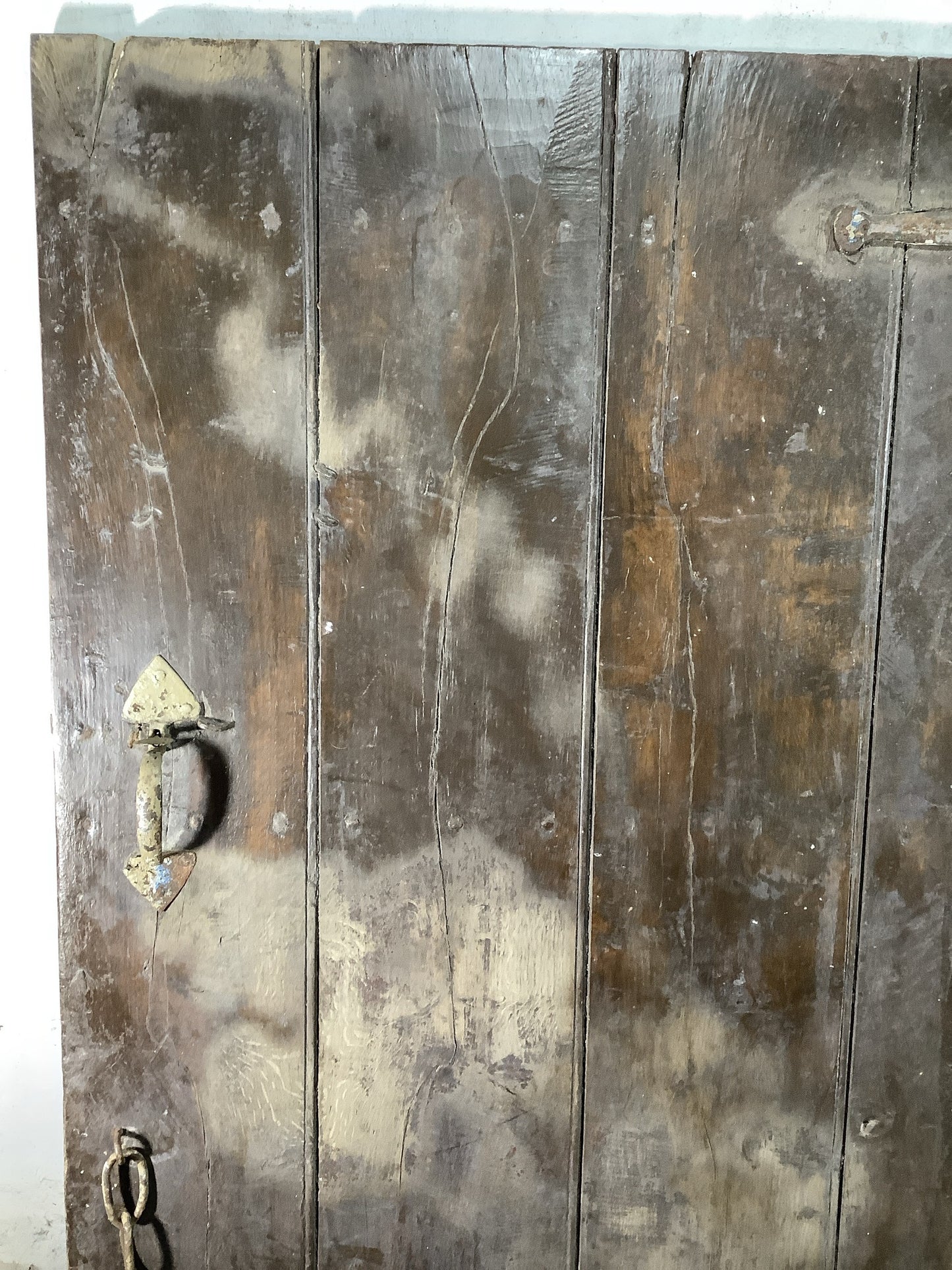 2nd Pic Very Old Internal Varnished  Oak Reclaimed Door