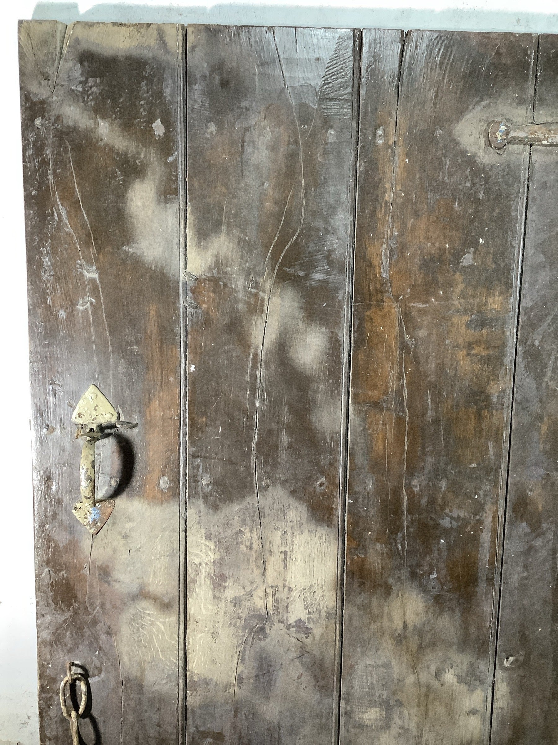 2nd Pic Very Old Internal Varnished  Oak Reclaimed Door