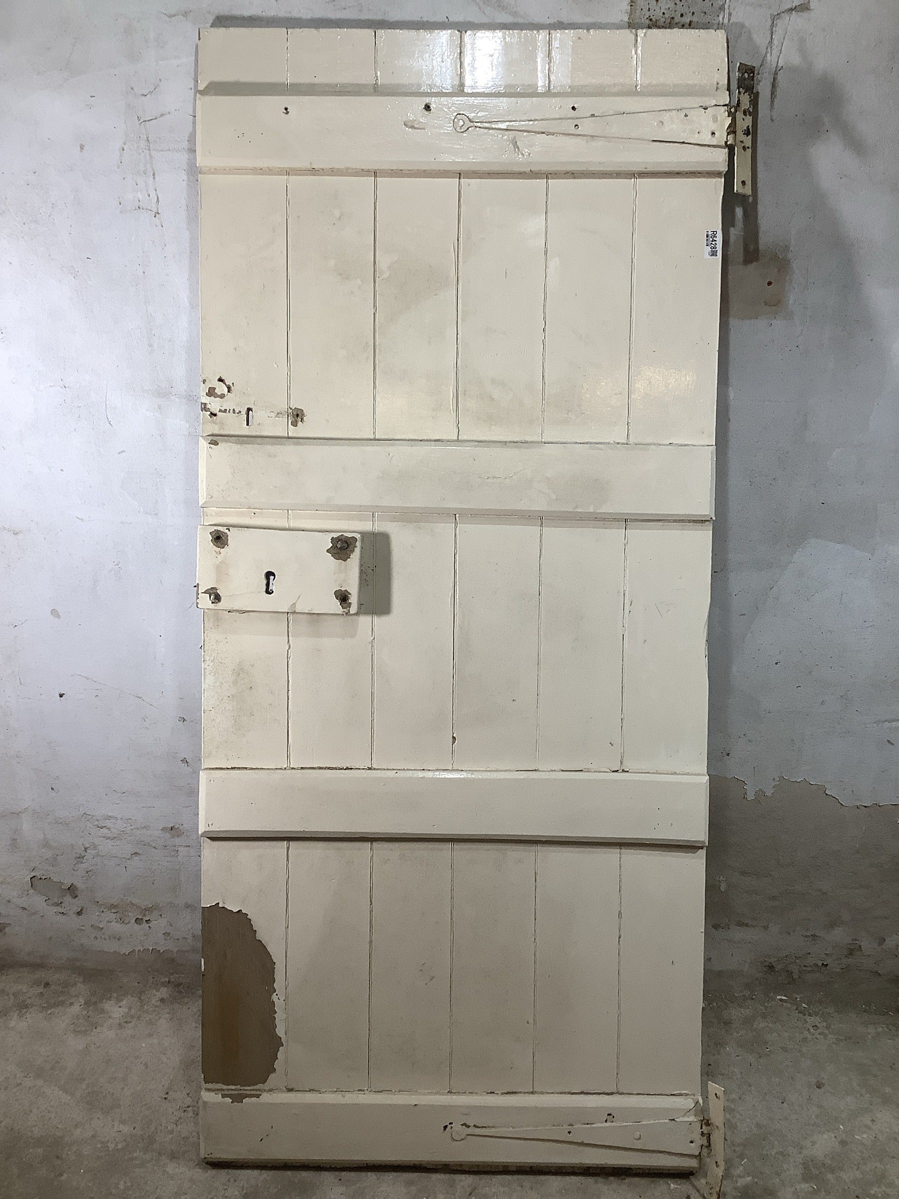 Main Picture Old Internal Painted  Pine Reclaimed Door