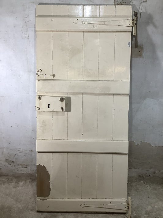 Main Picture Old Internal Painted  Pine Reclaimed Door