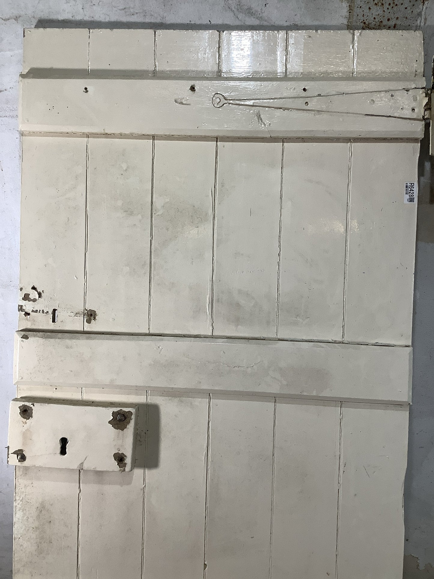 2nd Pic Old Internal Painted  Pine Reclaimed Door