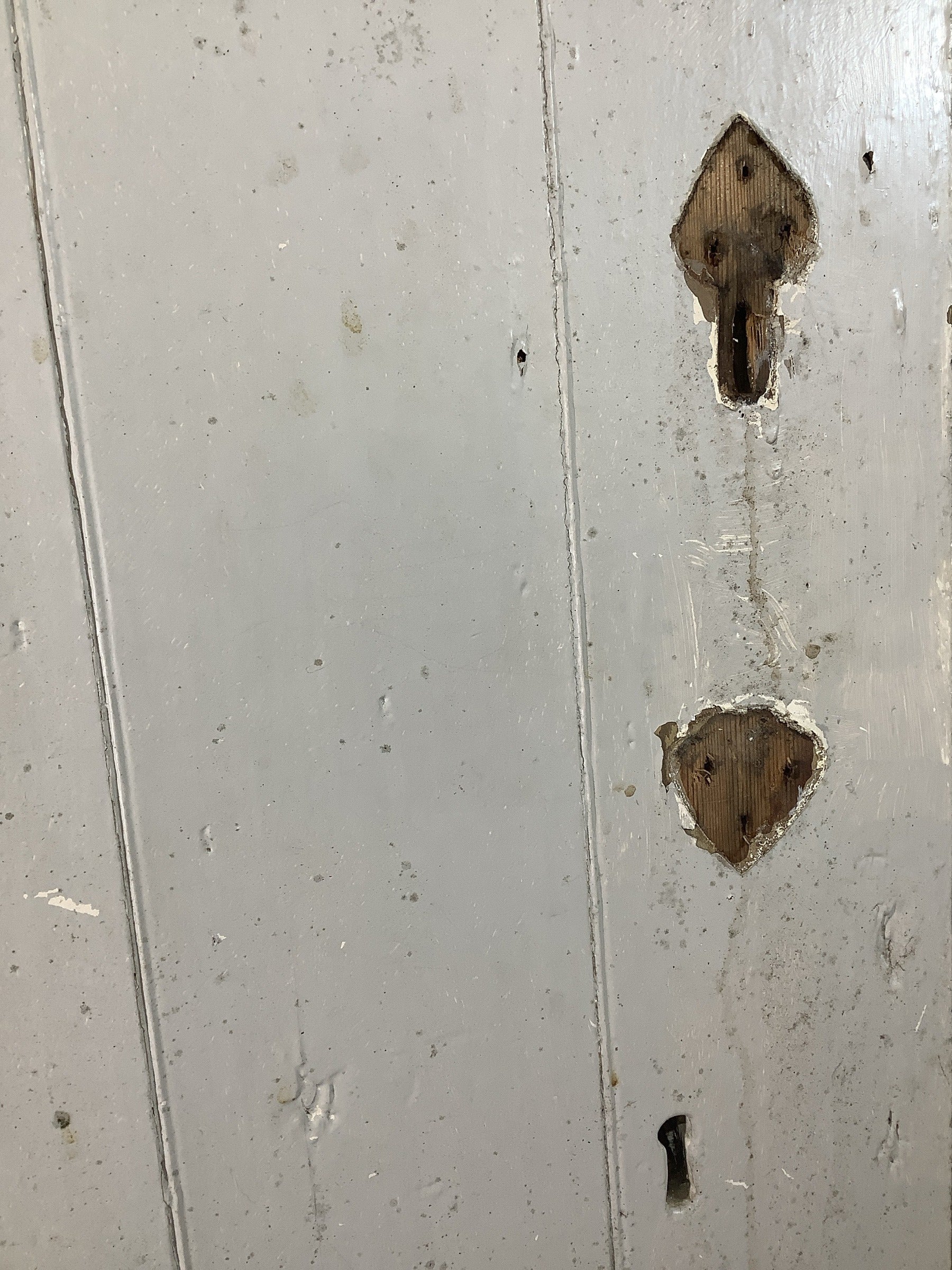 11th Picture showing old handle holes