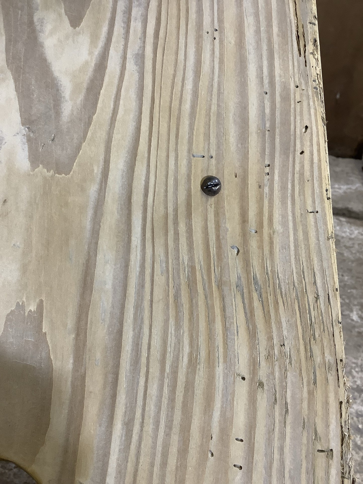 3'6" Long Reclaimed Old Stripped Elm & Pine Coffee Table Bench Wooden