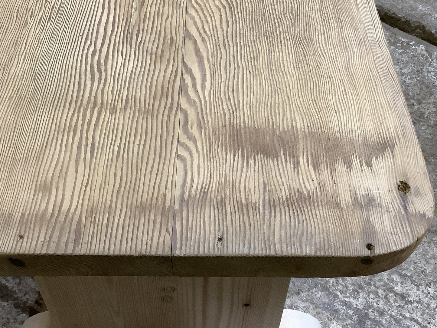 Water stain would sand out