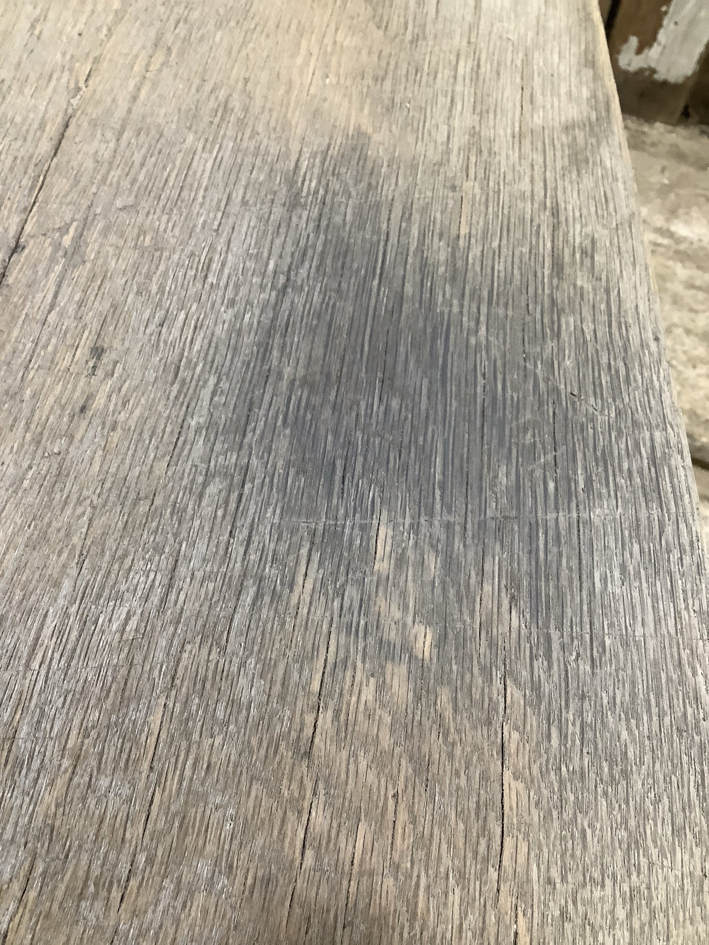 7' Long 5 Seater Old Sanded Oak Beech Hardwood Country Kitchen Bench Seat