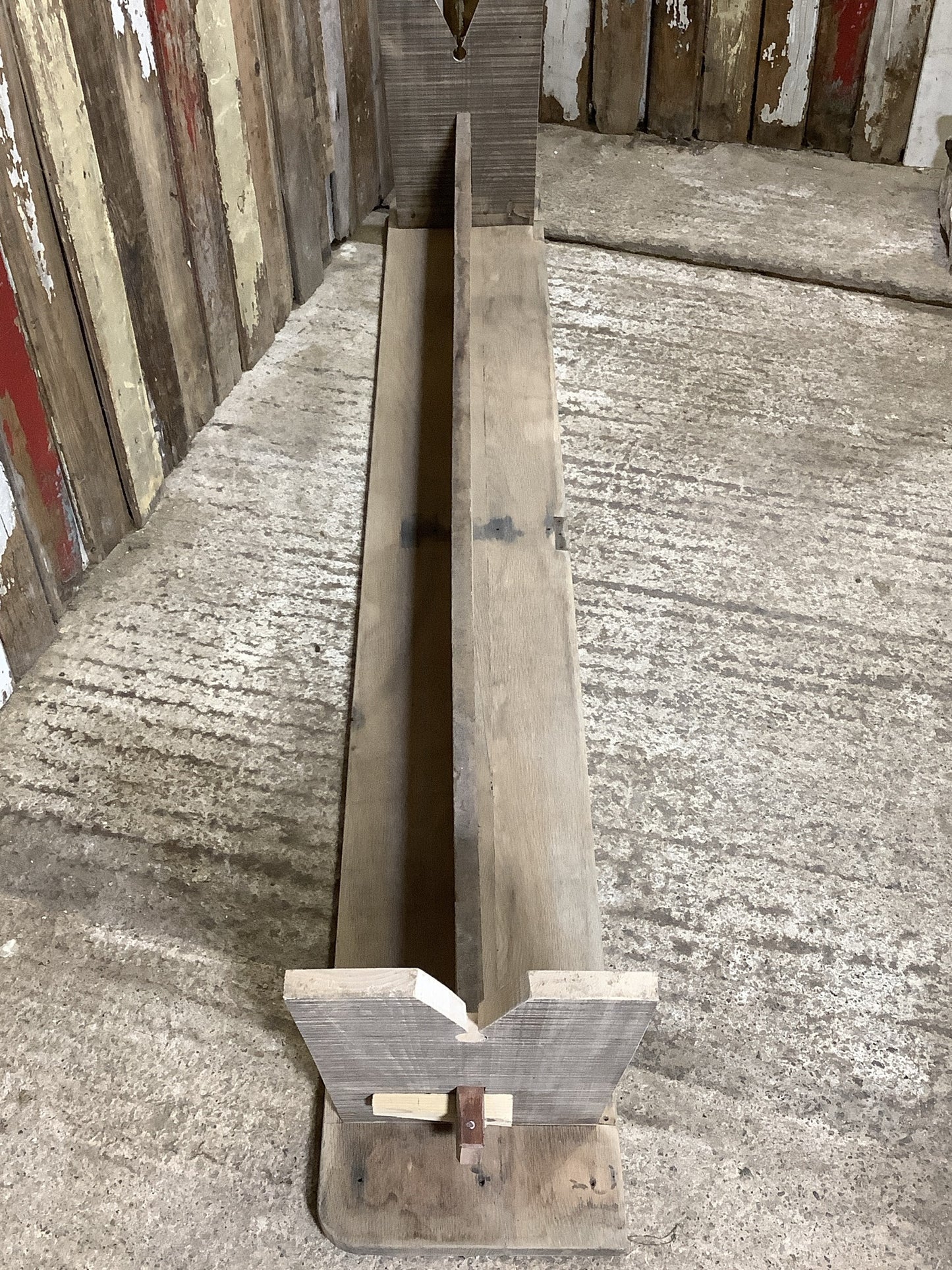 7' Long 5 Seater Old Sanded Oak Beech Hardwood Country Kitchen Bench Seat