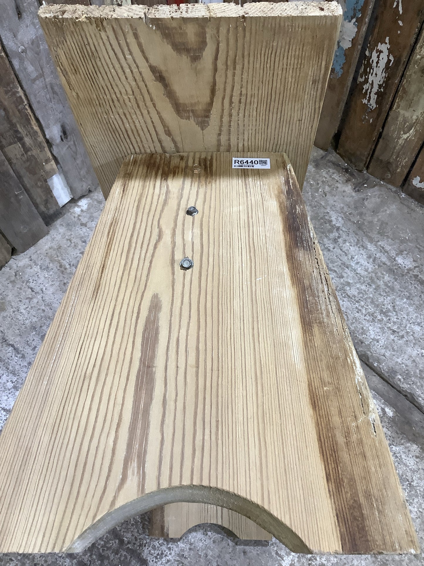 Damp on legs with treated wood worm damage