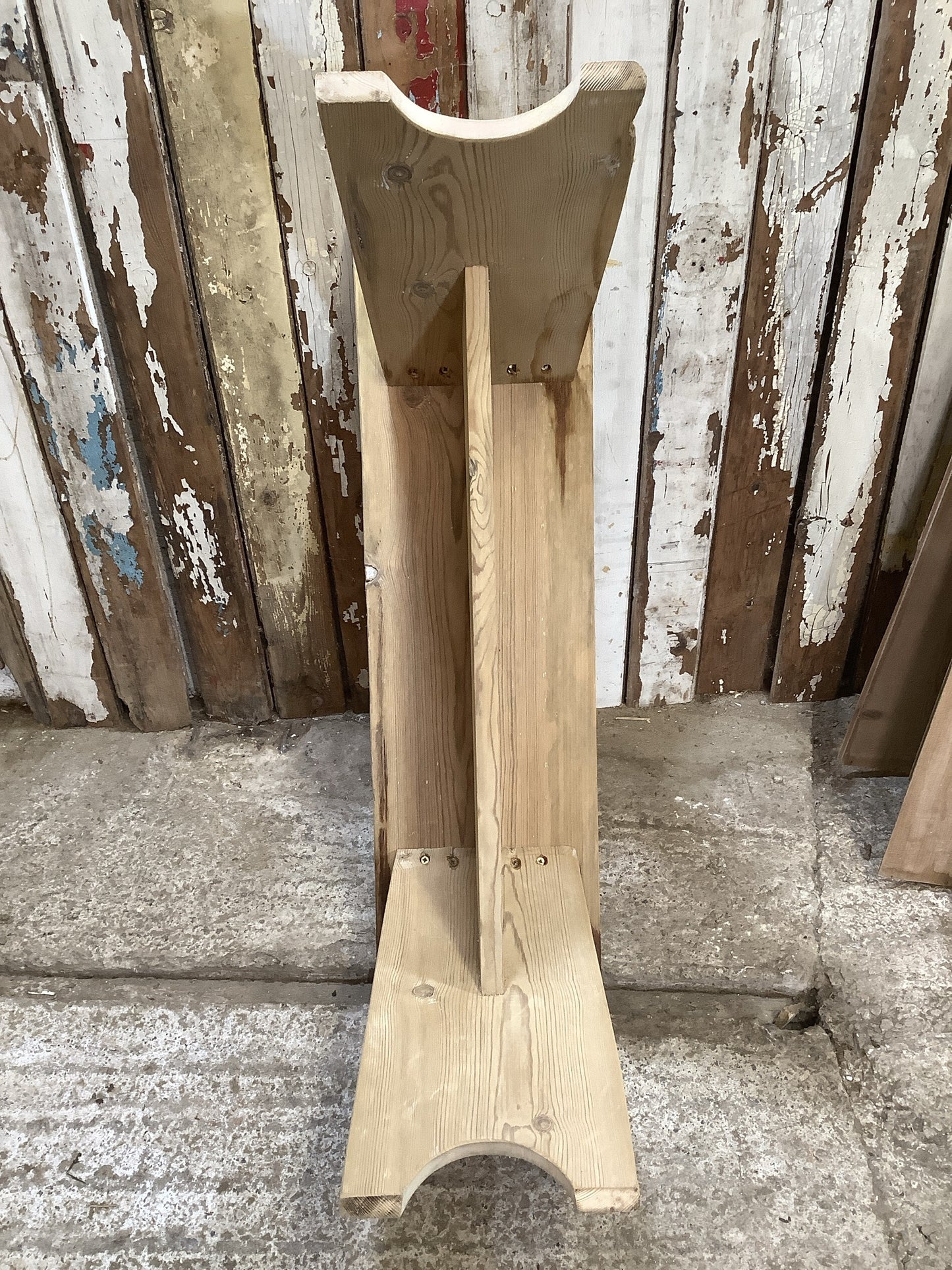 3'1" Small Reclaimed Rustic Old Stripped Pine Kitchen Wooden Bench Seat