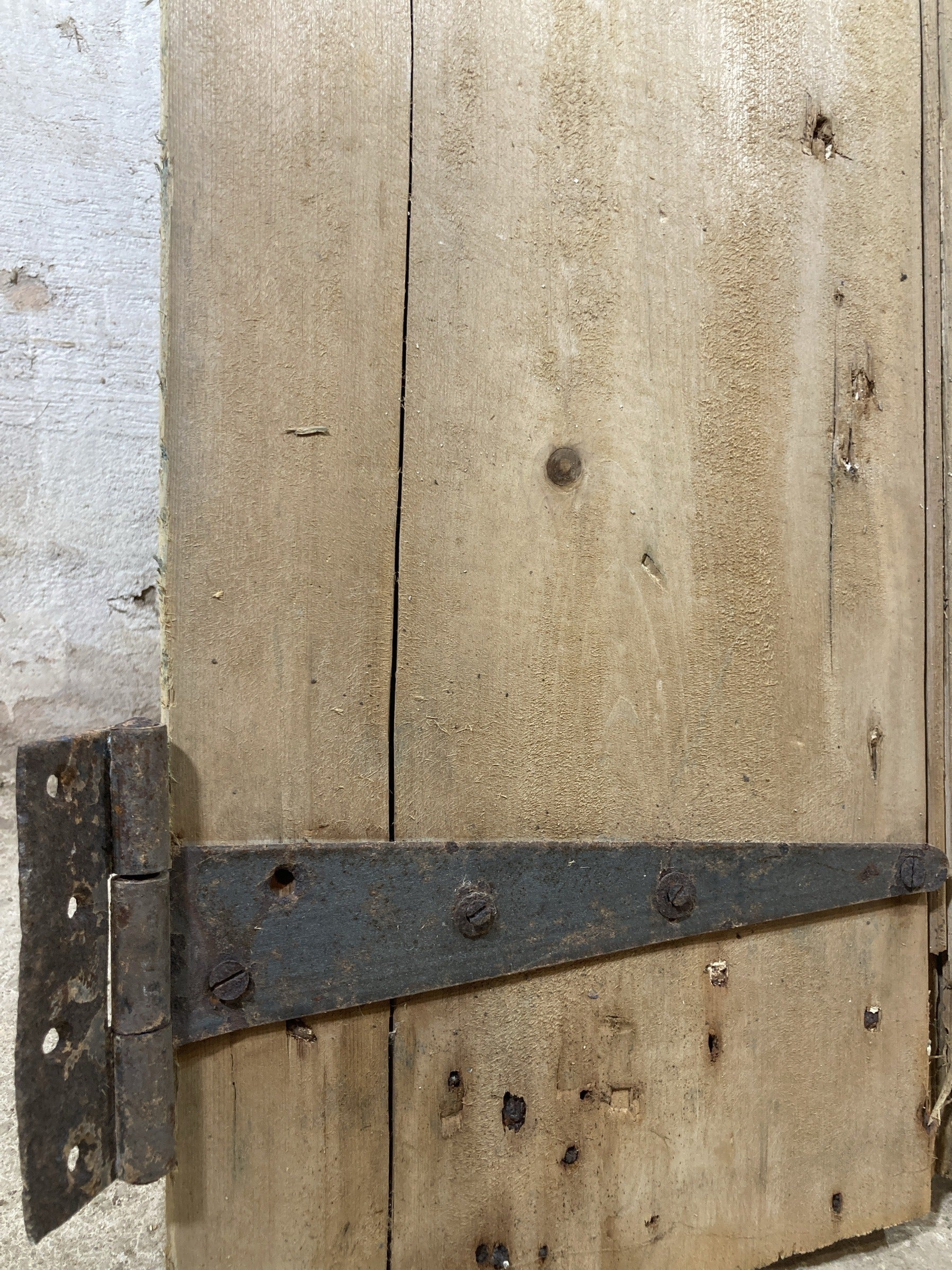 4th Pic Old Internal Stripped  Pine Reclaimed Door