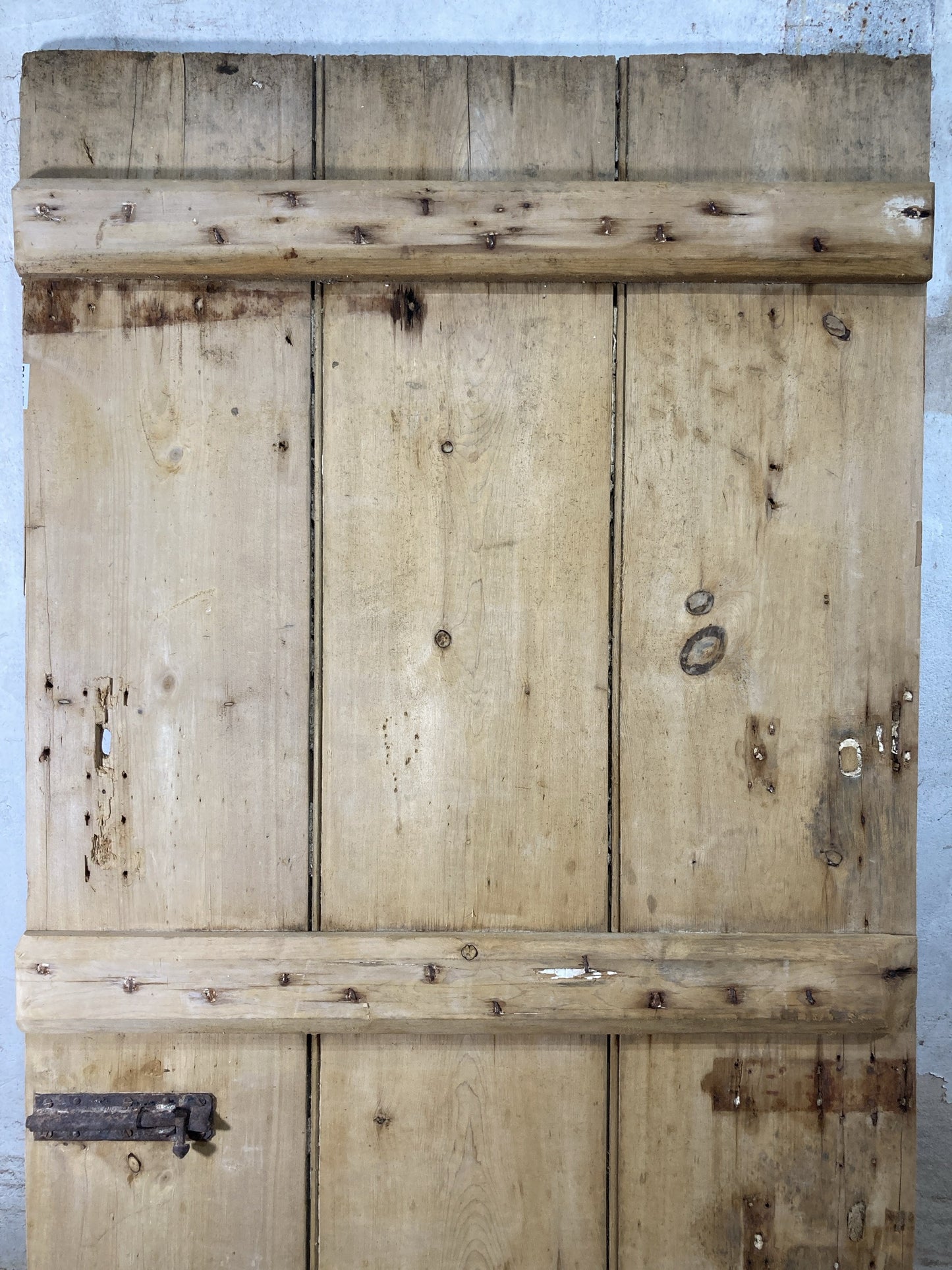 8th Pic Old Internal Stripped  Pine Reclaimed Door