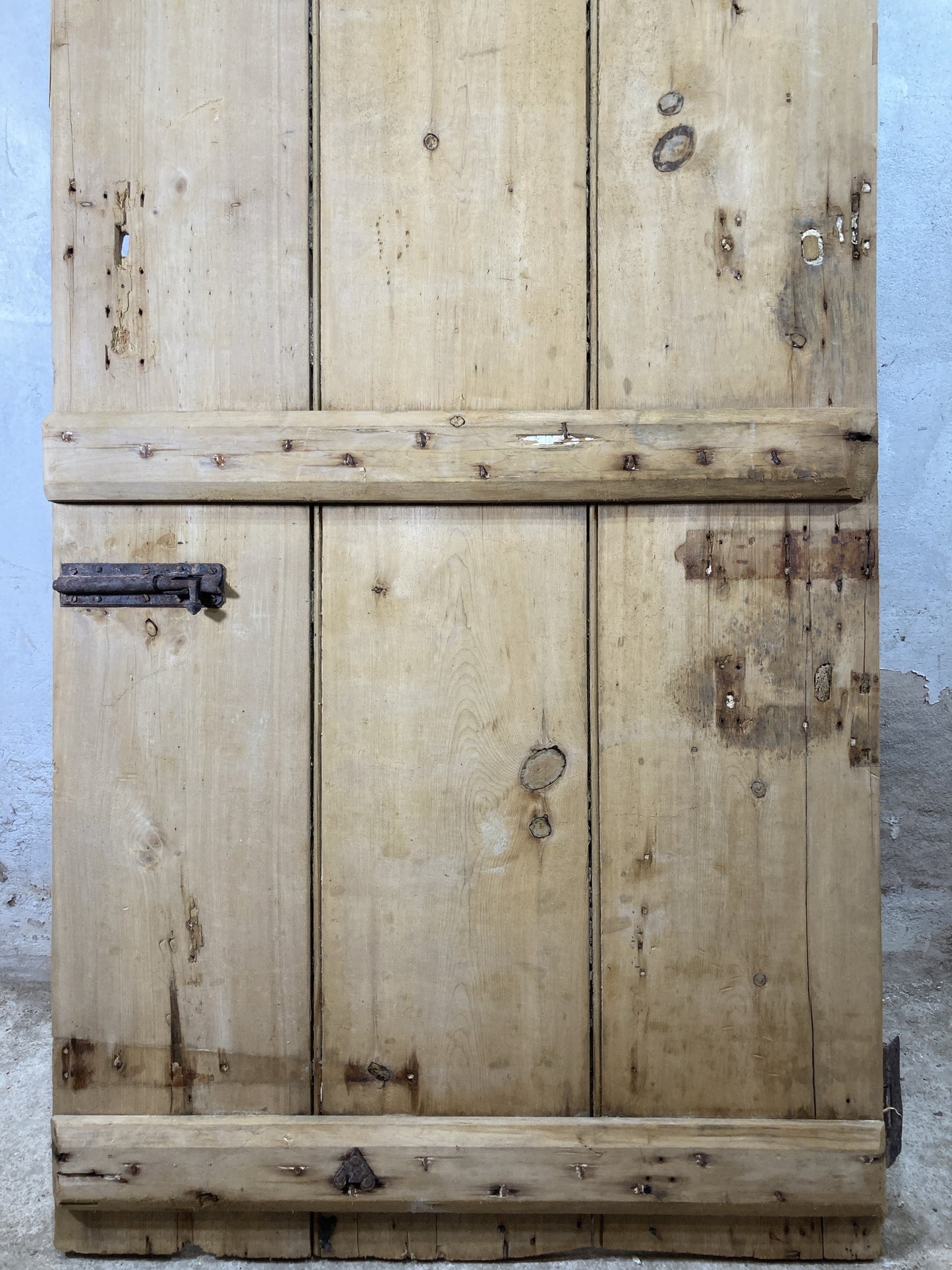 9th Pic Old Internal Stripped  Pine Reclaimed Door