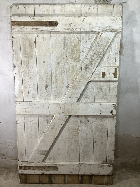 Main Picture Old Internal Painted  Pine Reclaimed Door