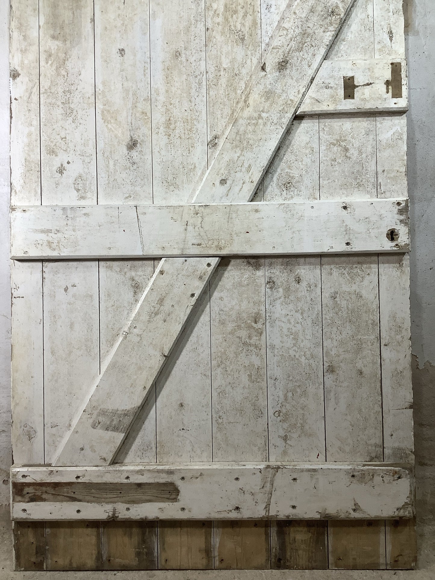 3rd Pic Old Internal Painted  Pine Reclaimed Door