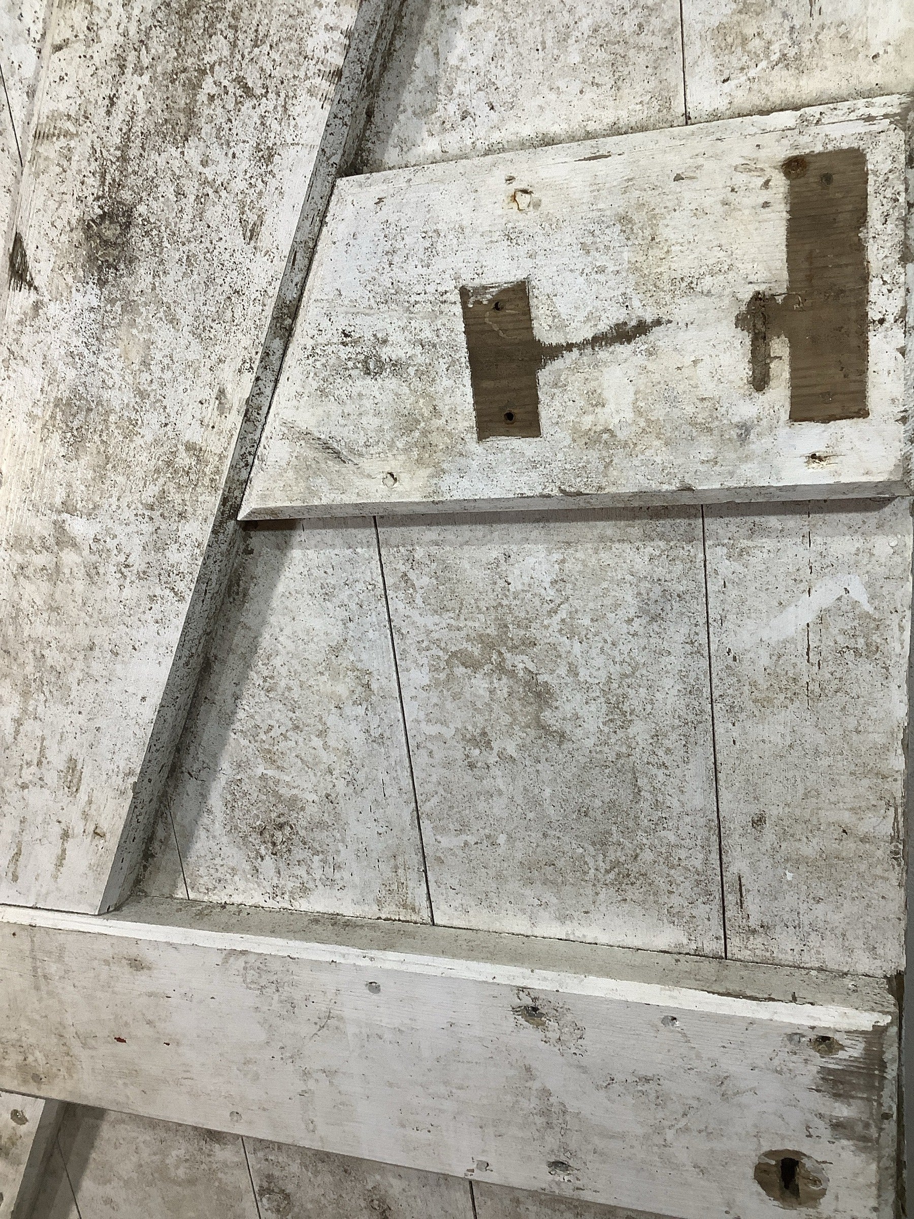 4th Picture showing old lock holes