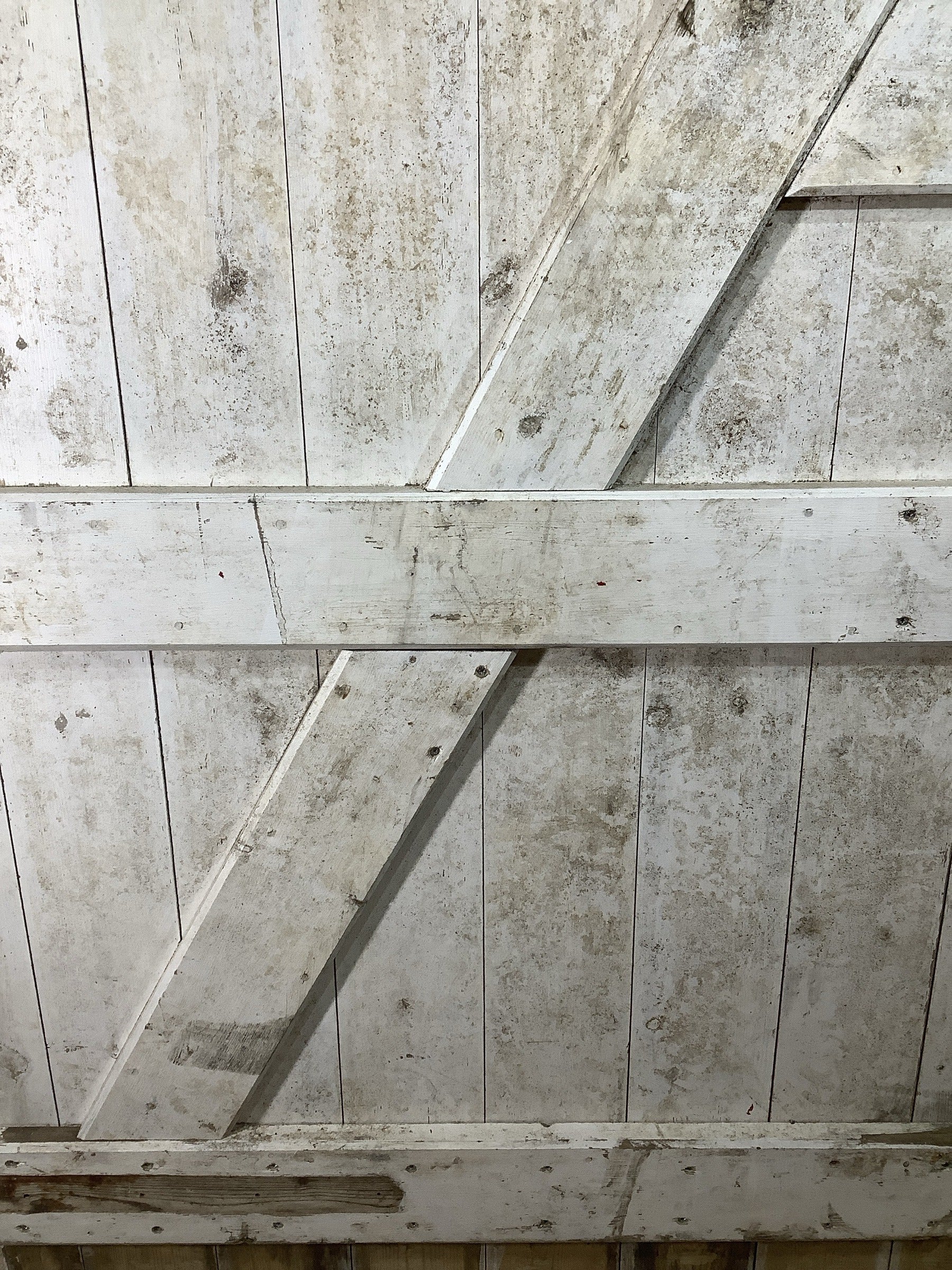 6th Pic Old Internal Painted  Pine Reclaimed Door