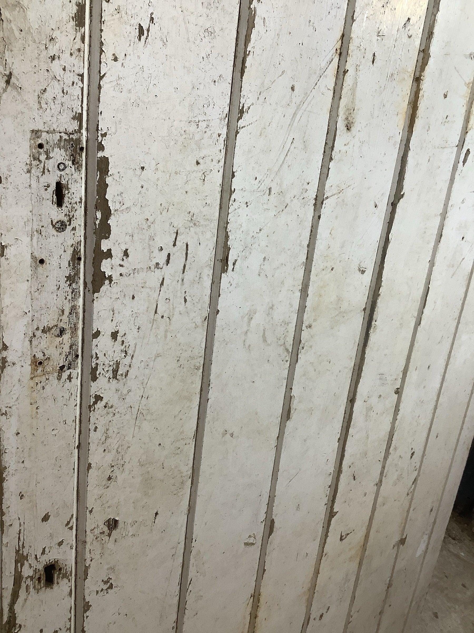 10th Pic Old Internal Painted  Pine Reclaimed Door