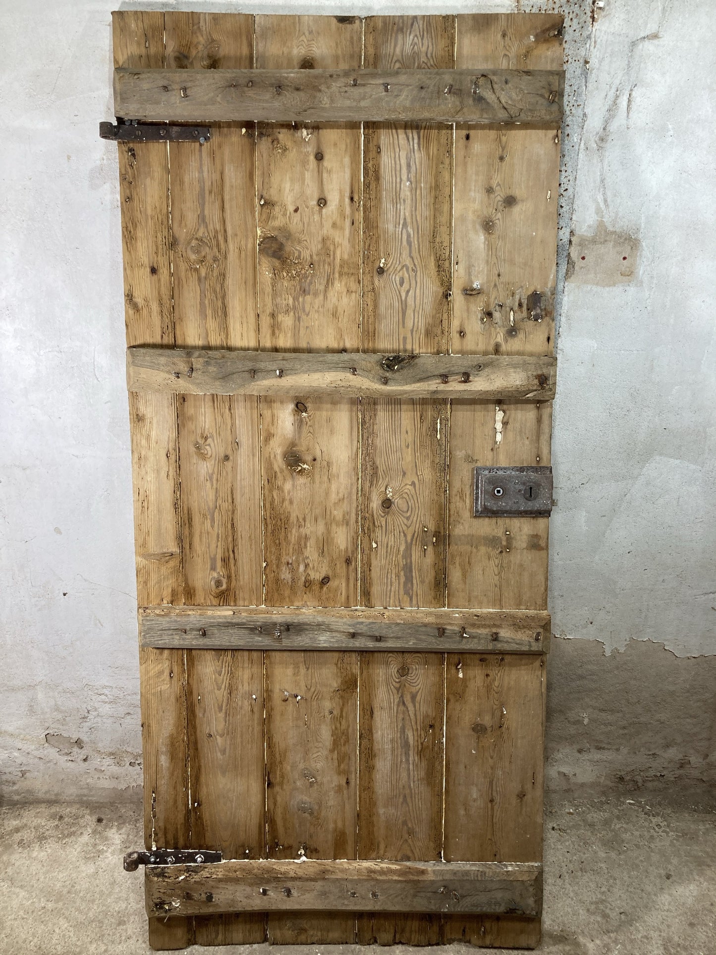 Main Picture Very Old Internal Stripped  Pine Reclaimed Door