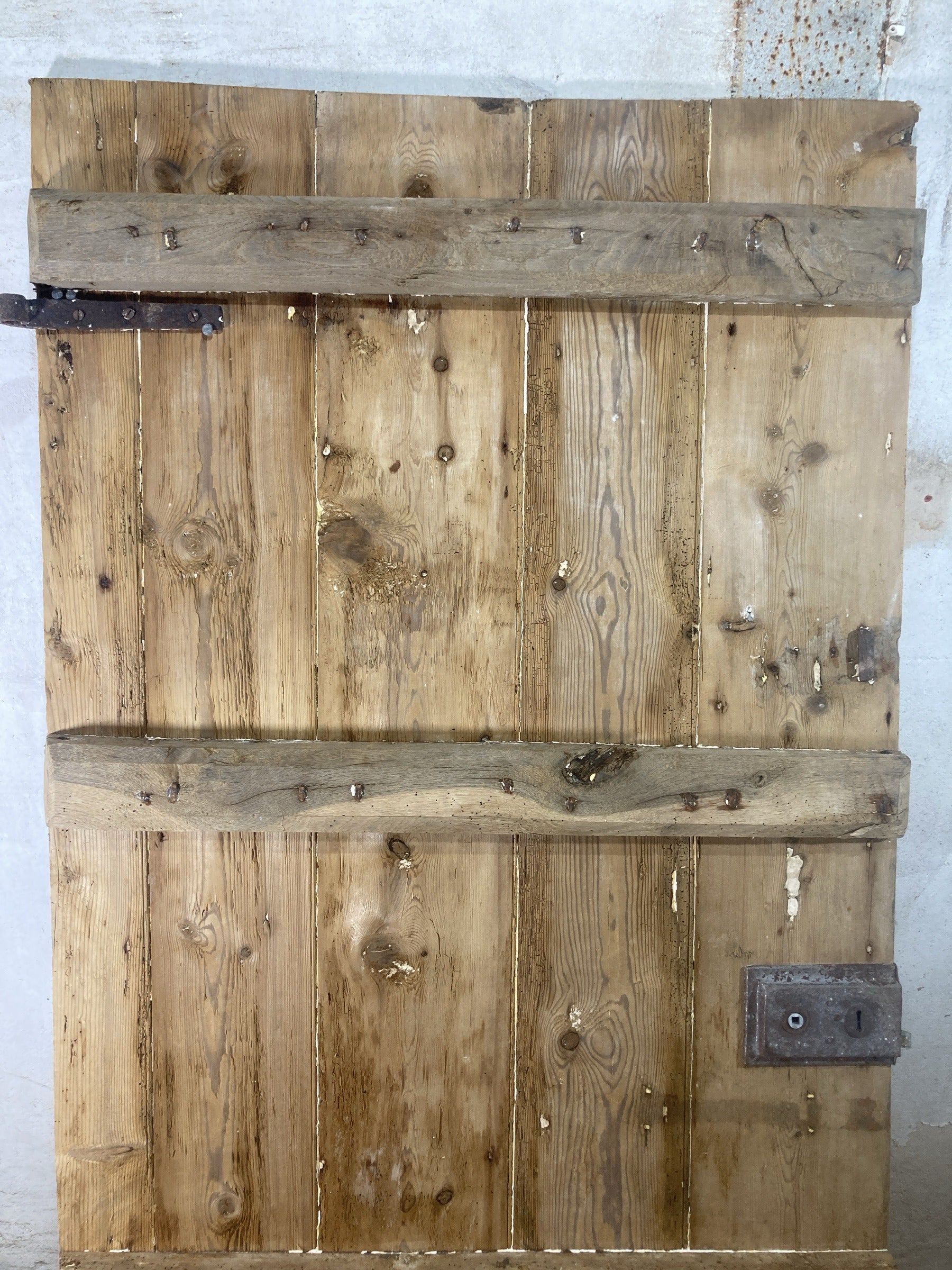 2nd Pic Very Old Internal Stripped  Pine Reclaimed Door