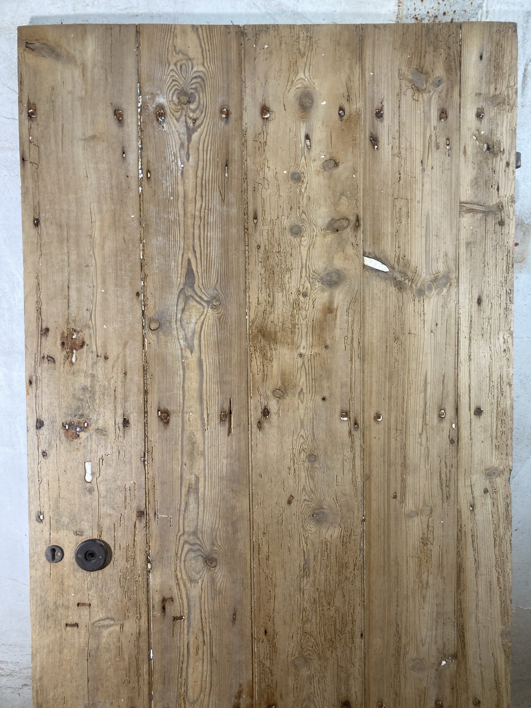 8th Pic Very Old Internal Stripped  Pine Reclaimed Door