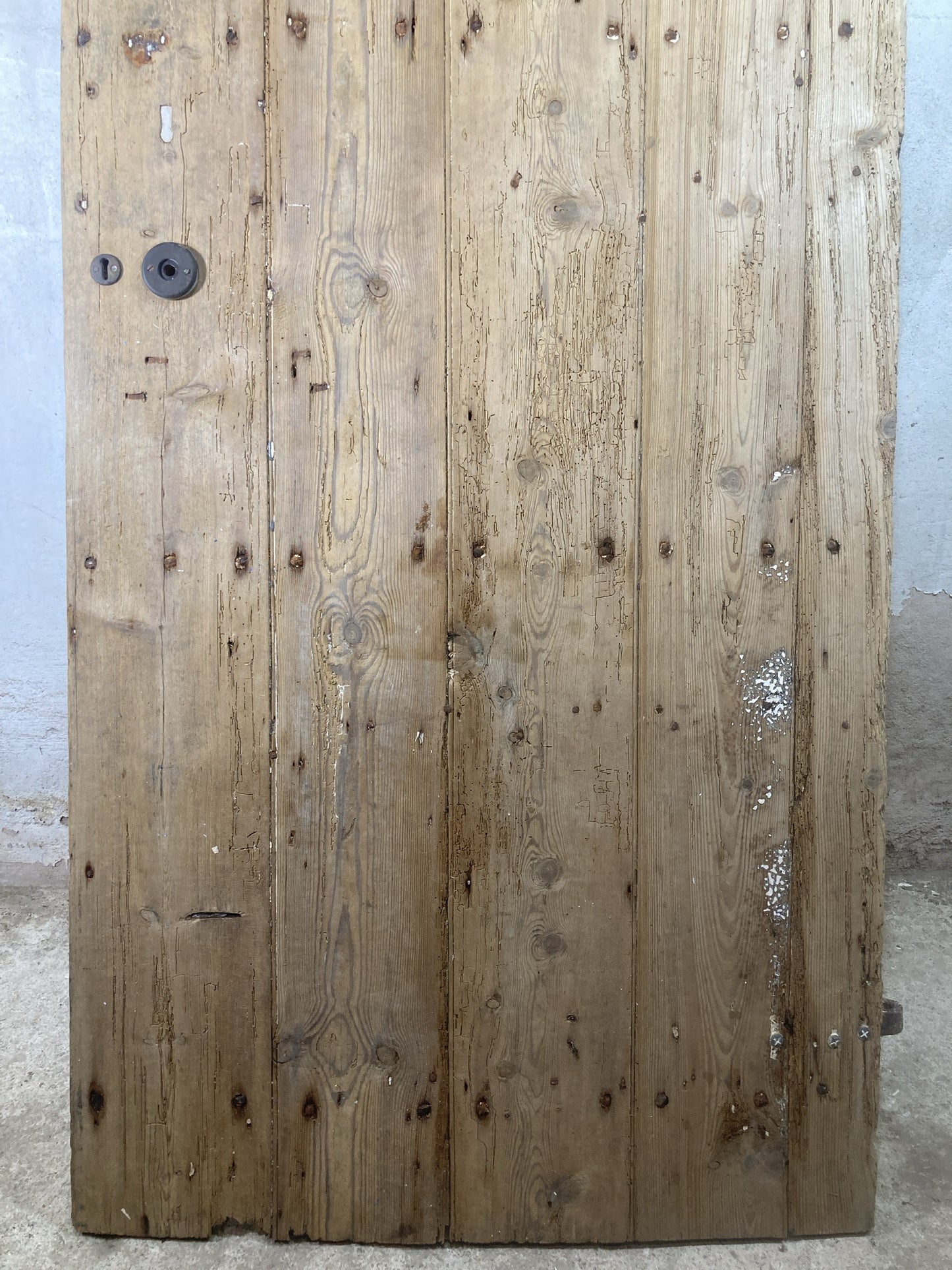 9th Pic Very Old Internal Stripped  Pine Reclaimed Door