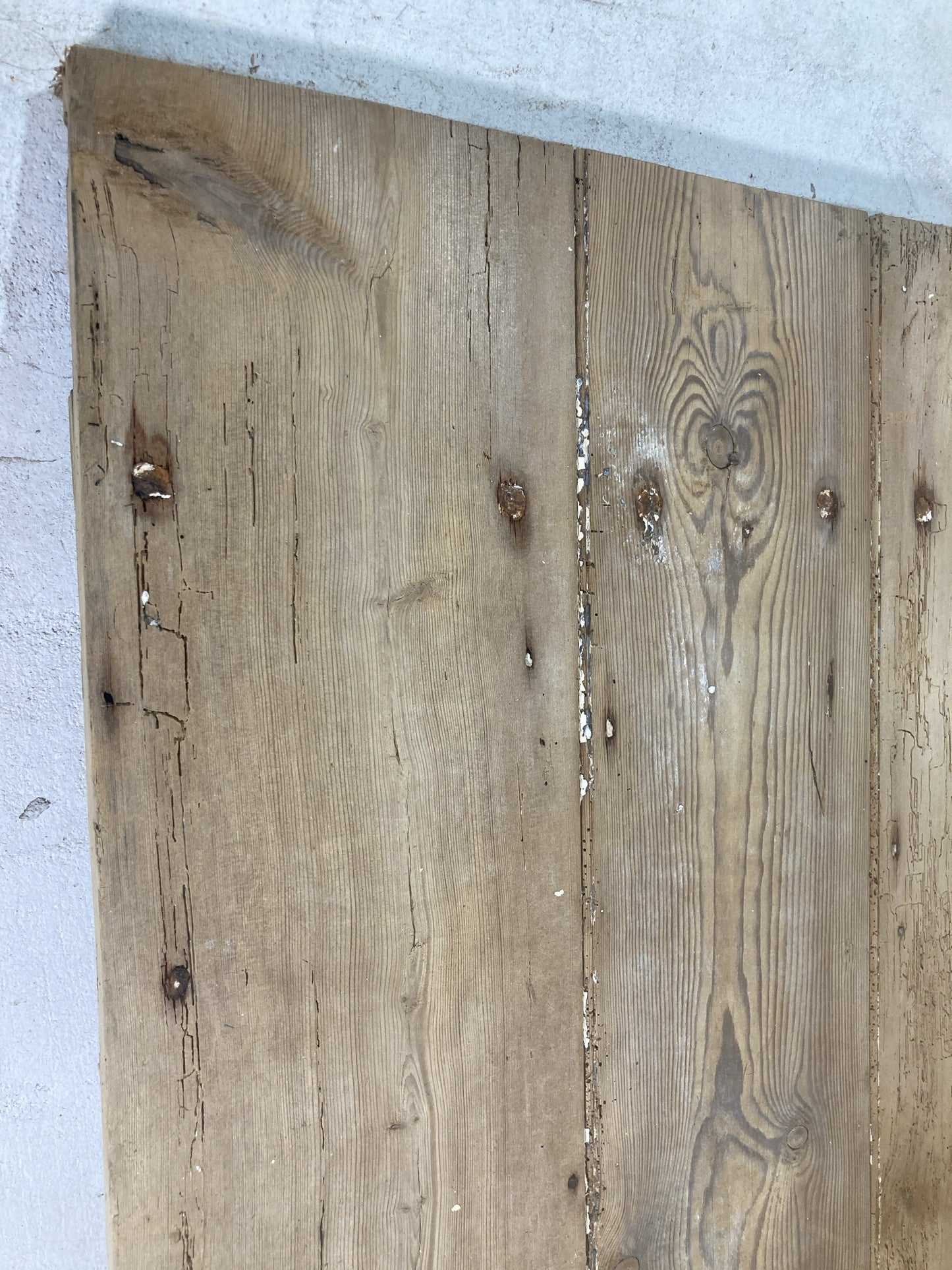 10th Pic Very Old Internal Stripped  Pine Reclaimed Door