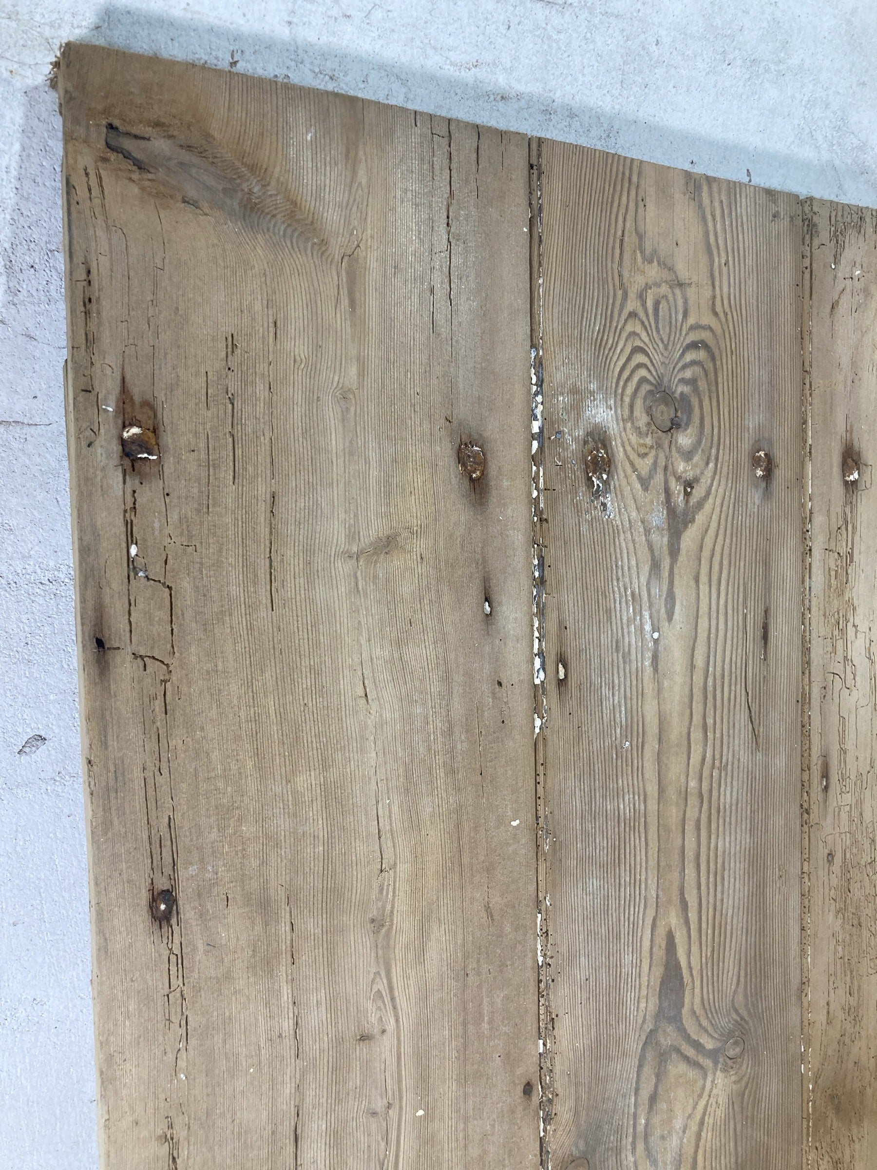 10th Pic Very Old Internal Stripped  Pine Reclaimed Door